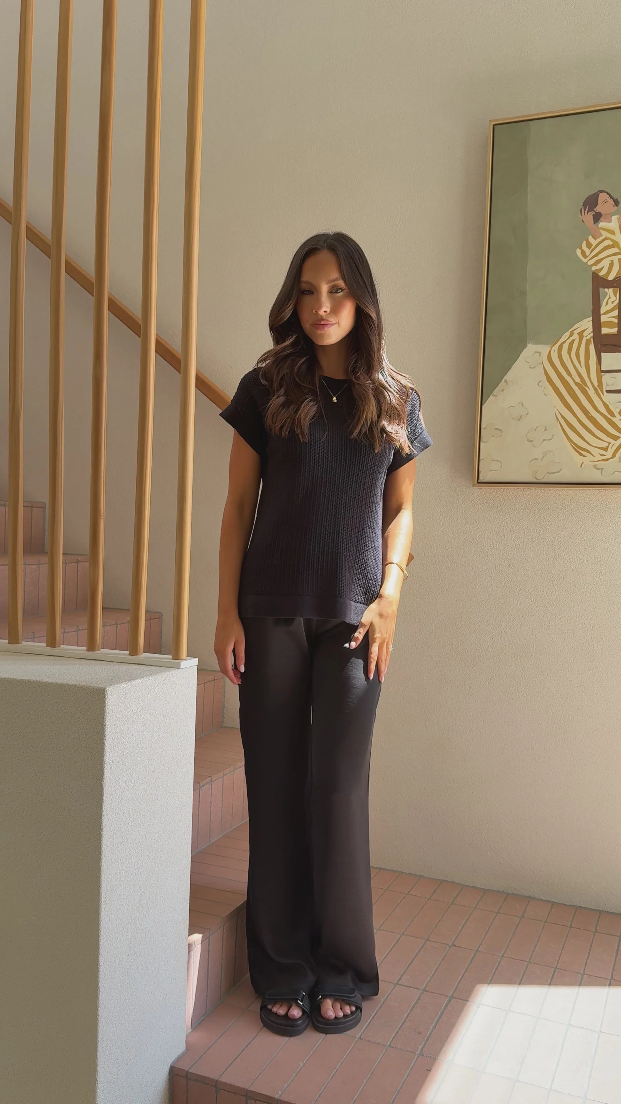 Marleigh Knit Top - Black