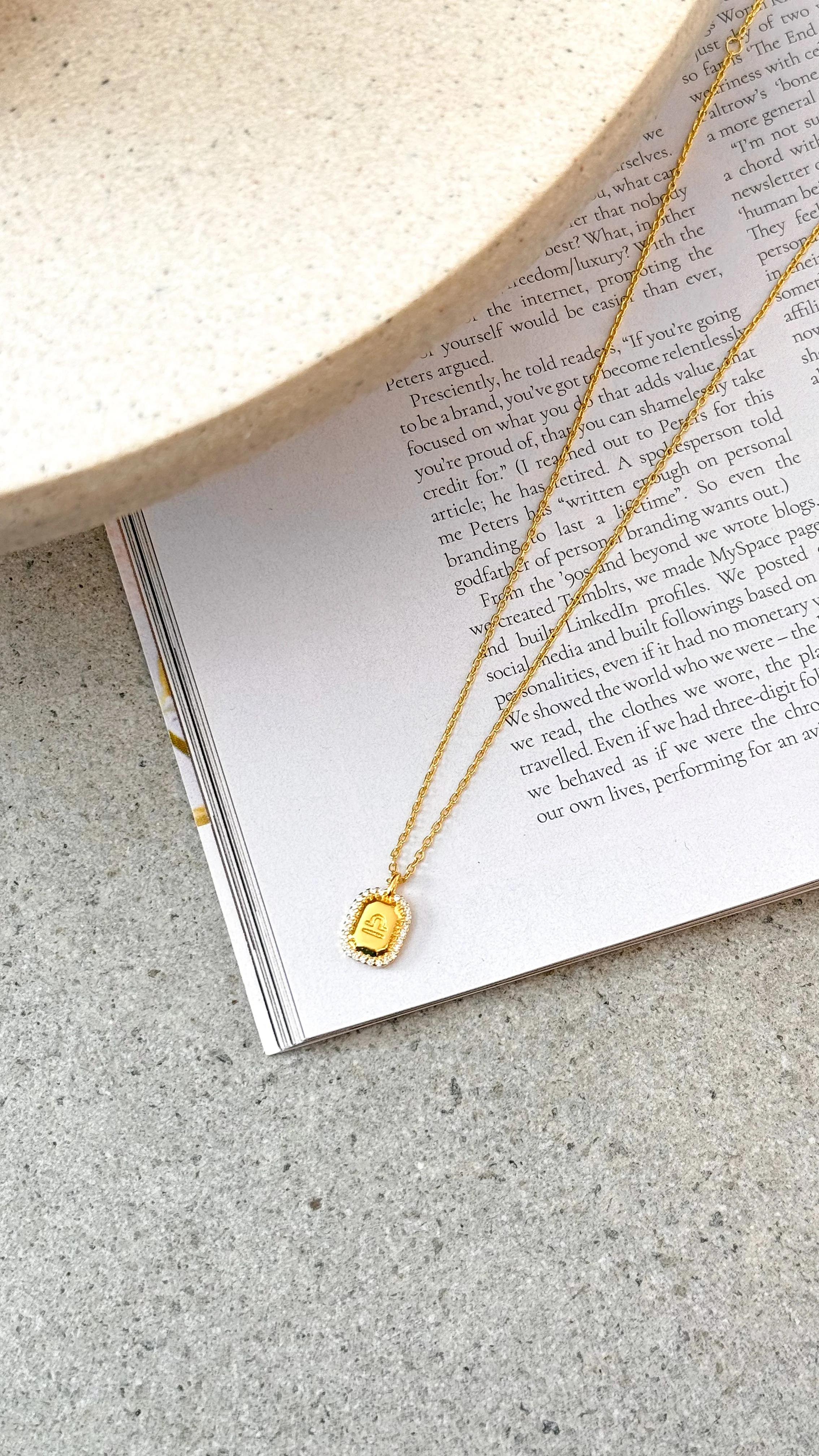 Zodiac Necklace - Libra