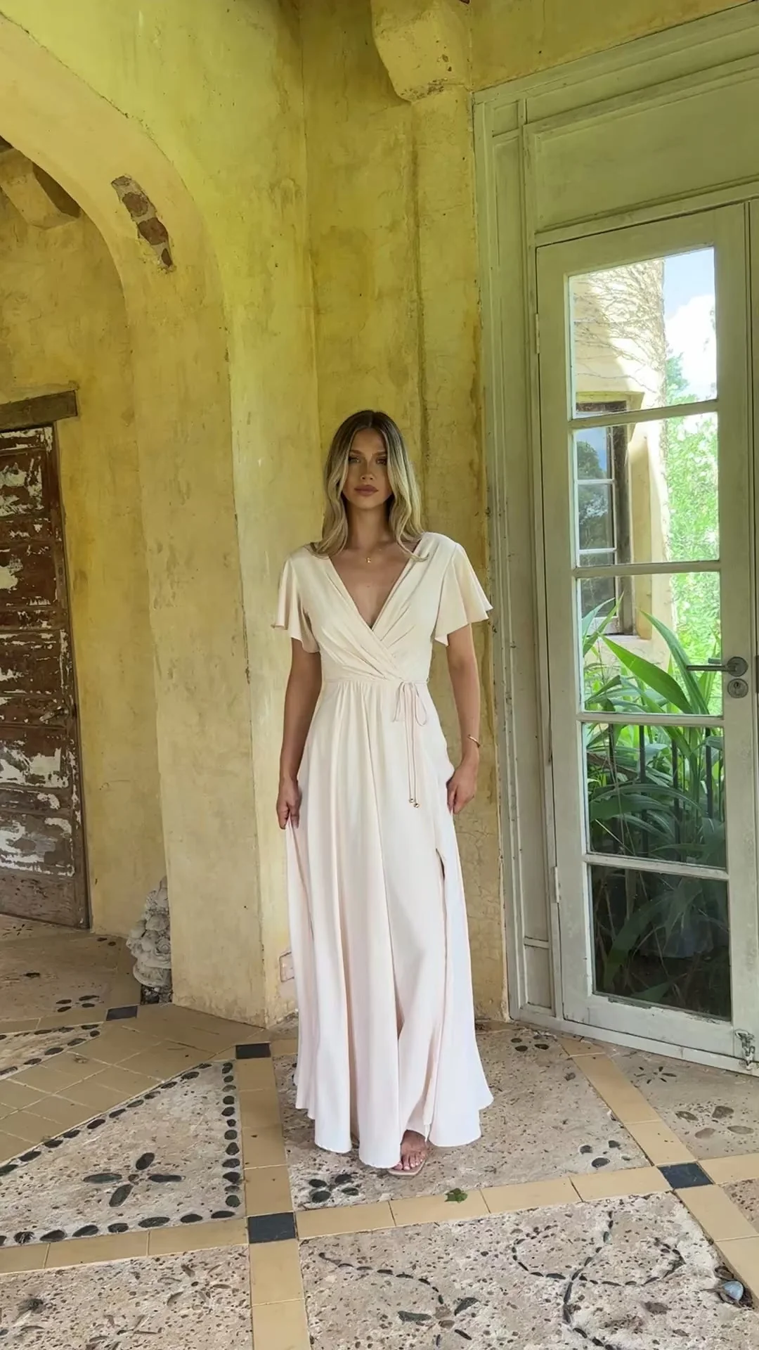 Charlize Maxi Dress - Ivory