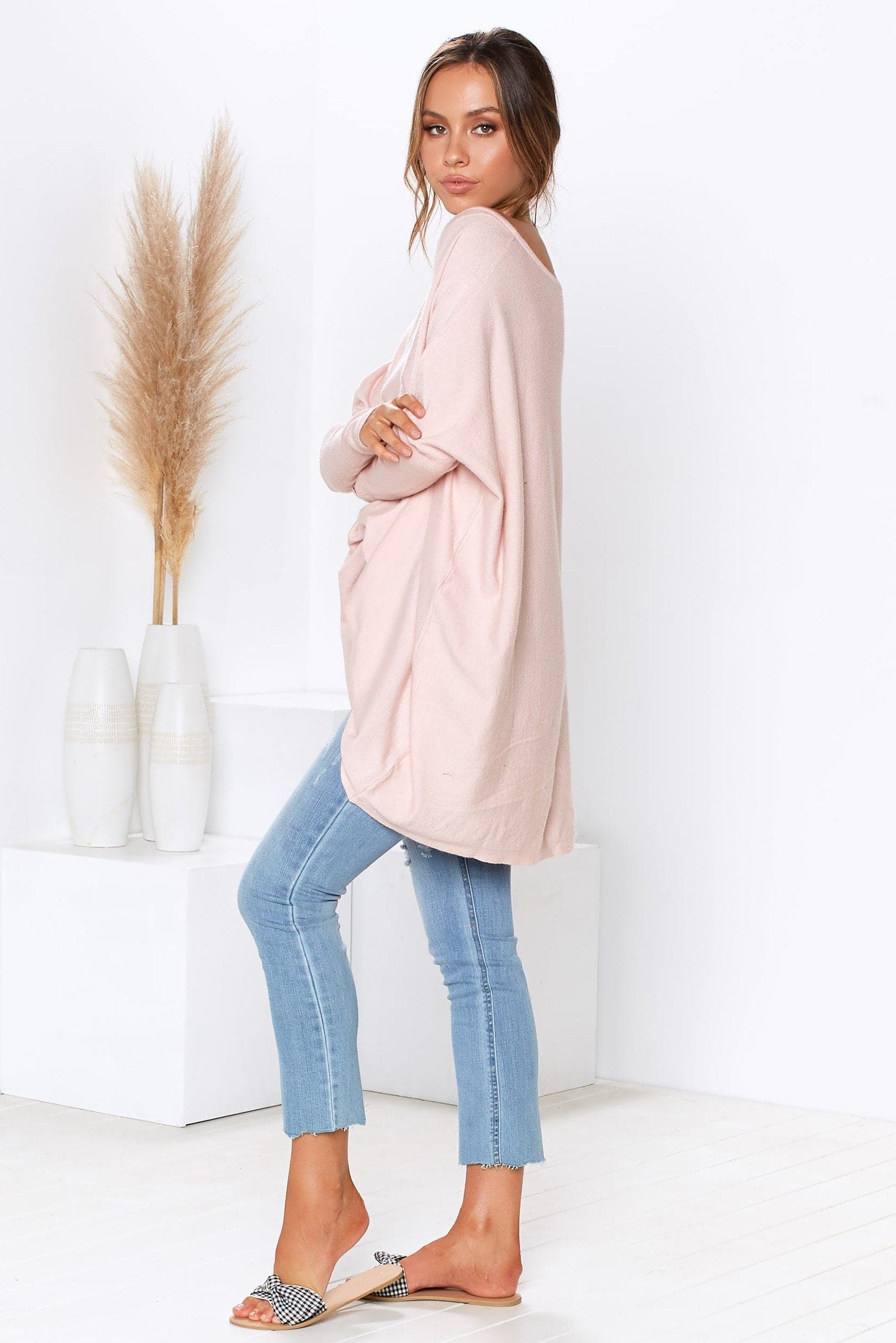 Amalia Knit Top - Blush