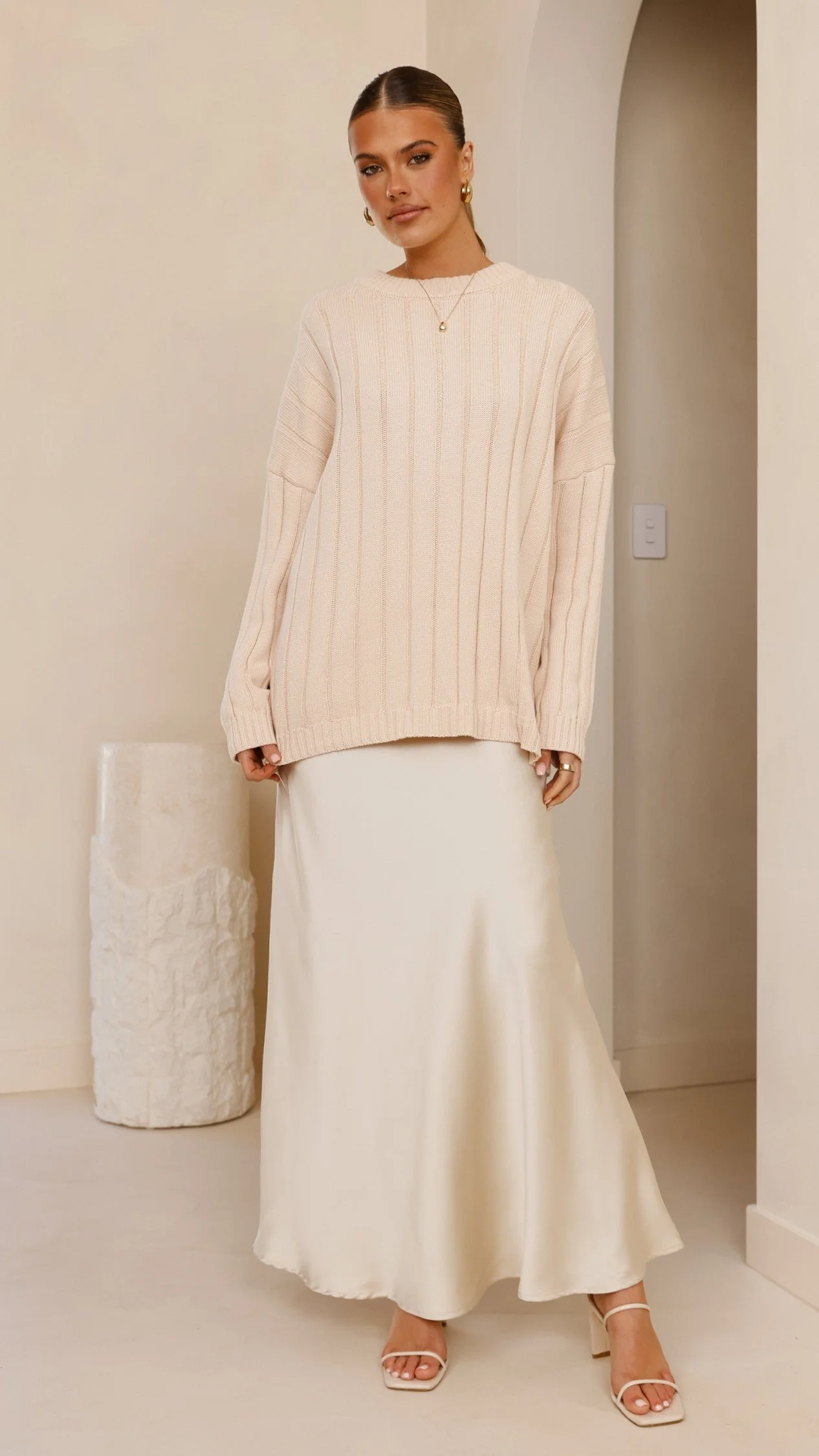 Naiva Oversized Knit - Cream