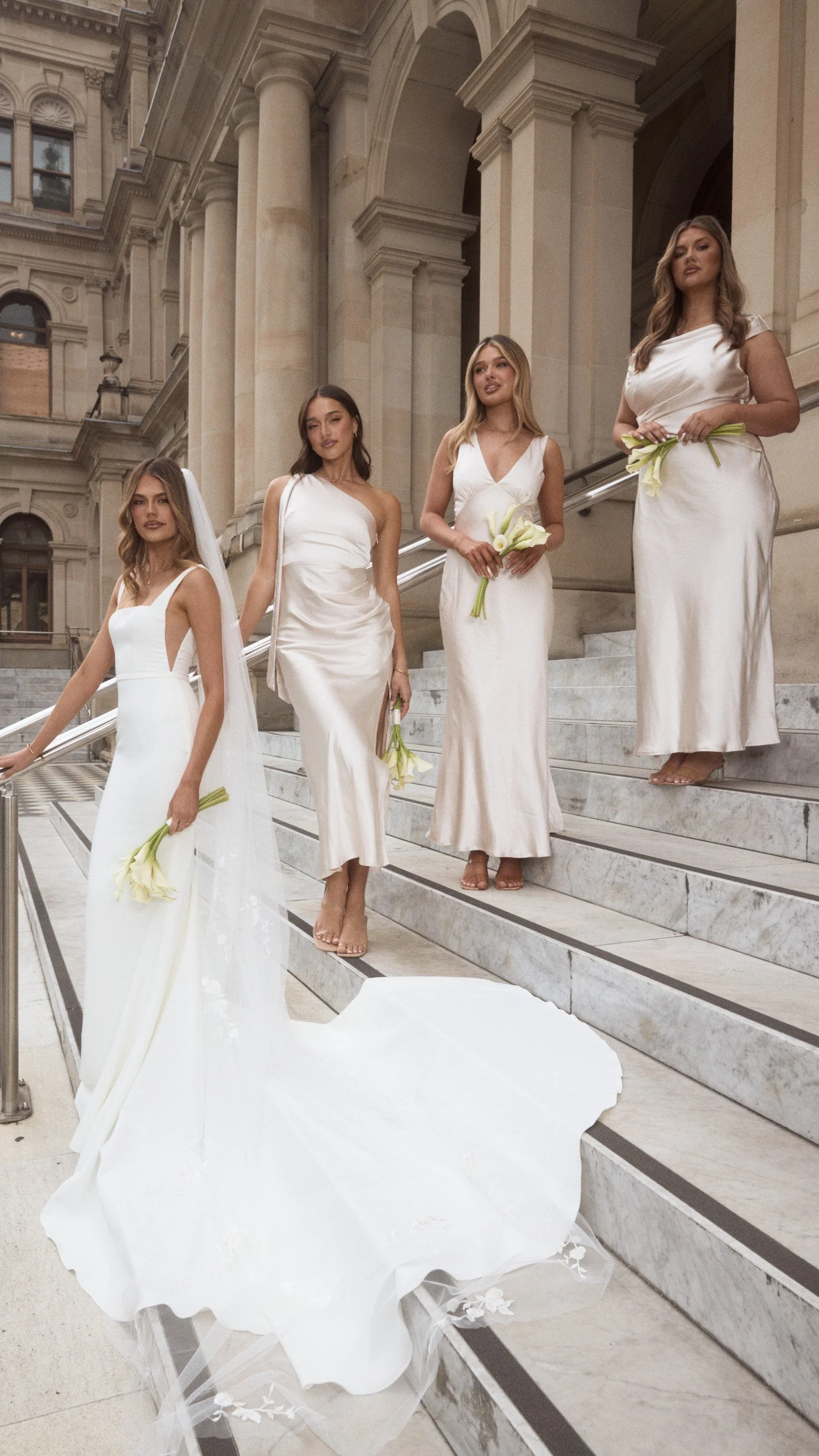 Auria Off Shoulder Maxi Dress - Champagne