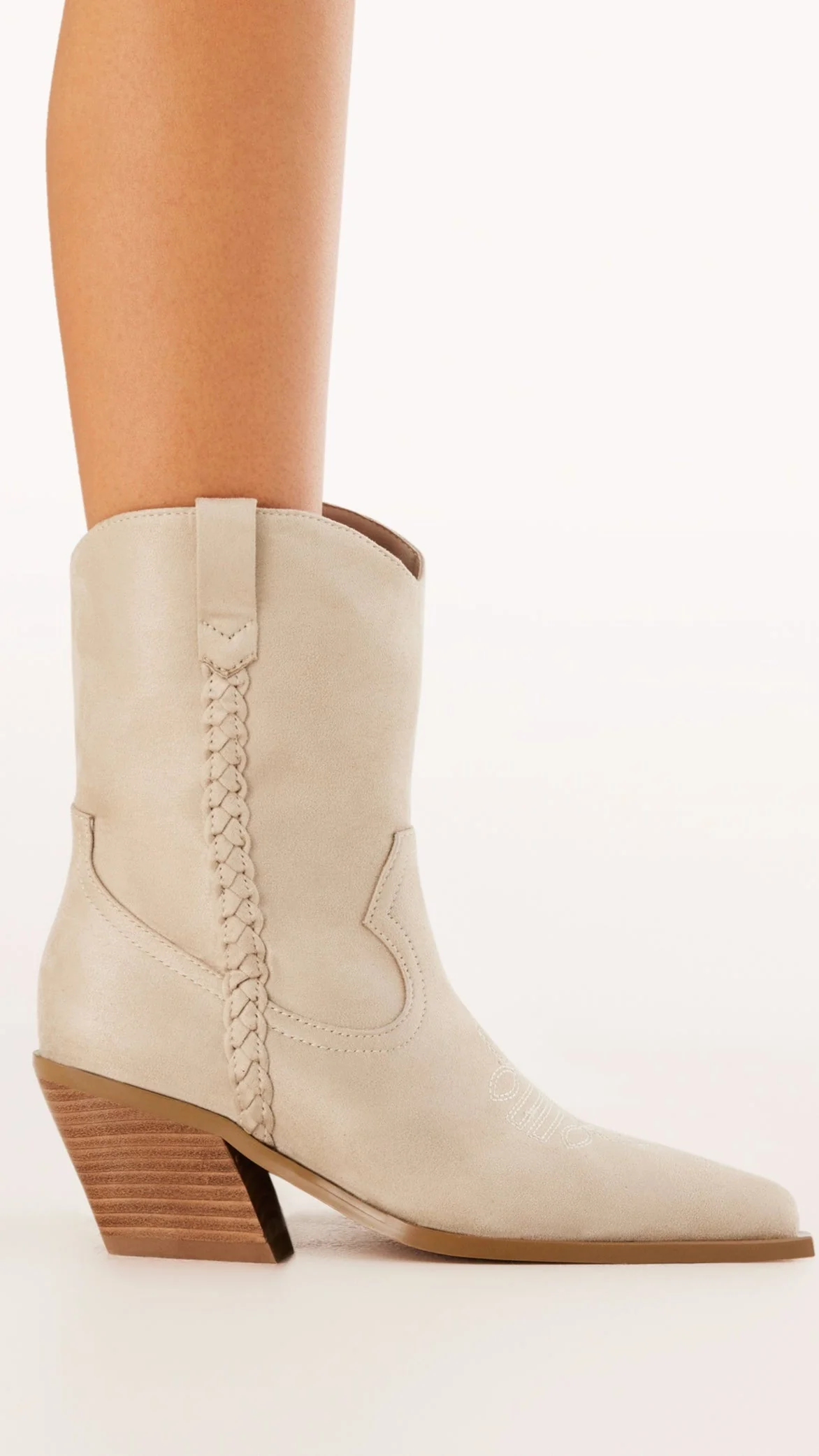 Ellenora Boots - Light Sand Suede