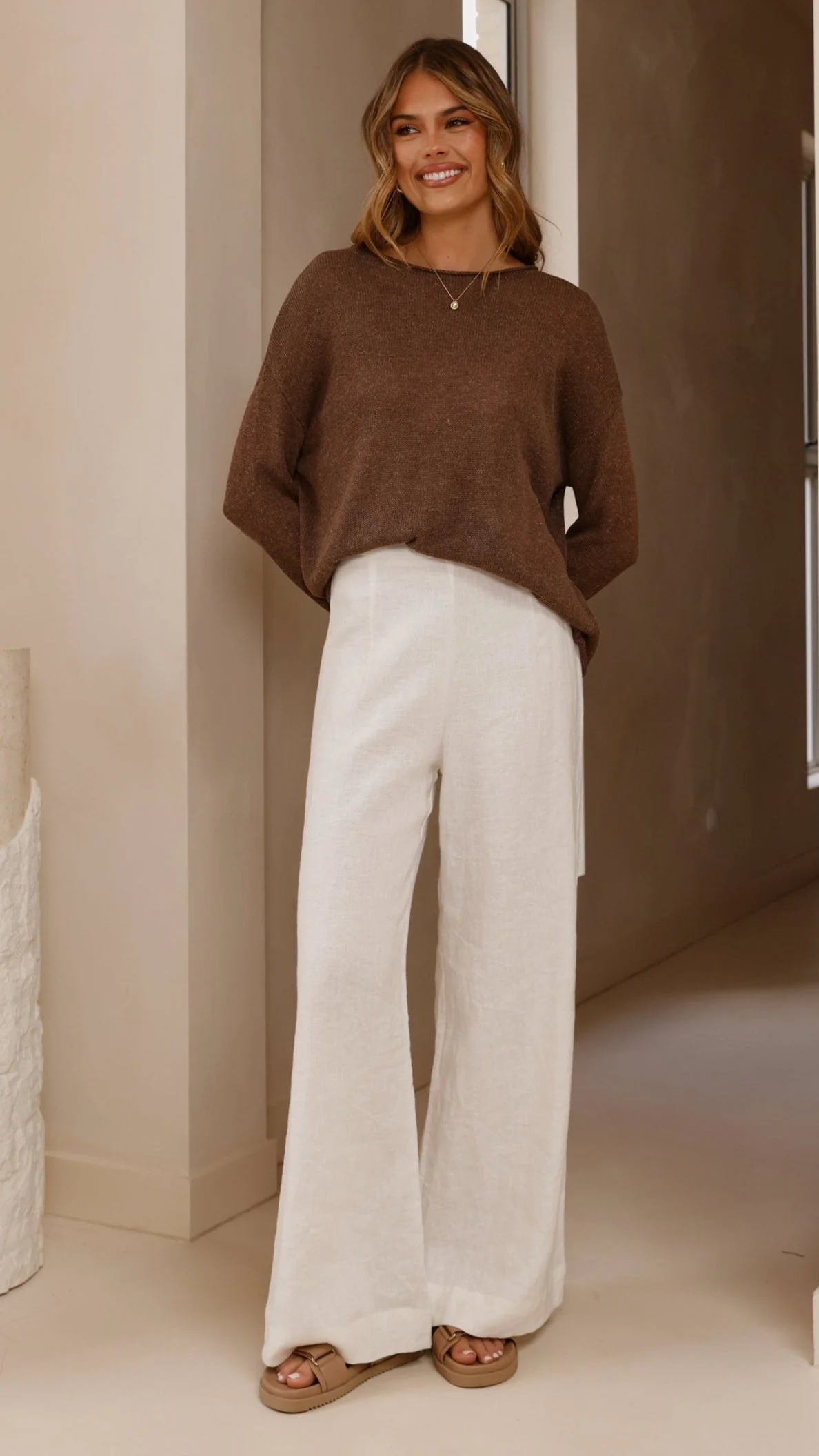 Lakoa Knit Top - Mocha