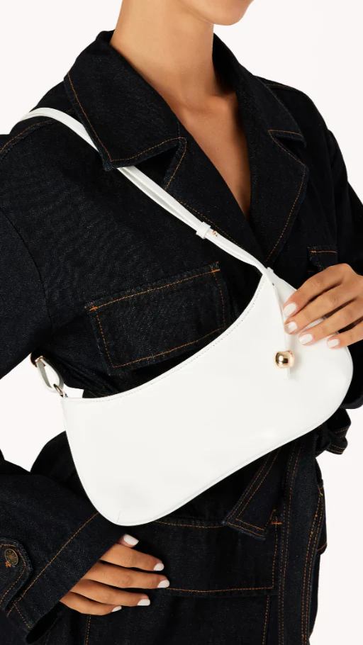 Rosabelle Shoulder Bag - White Shine