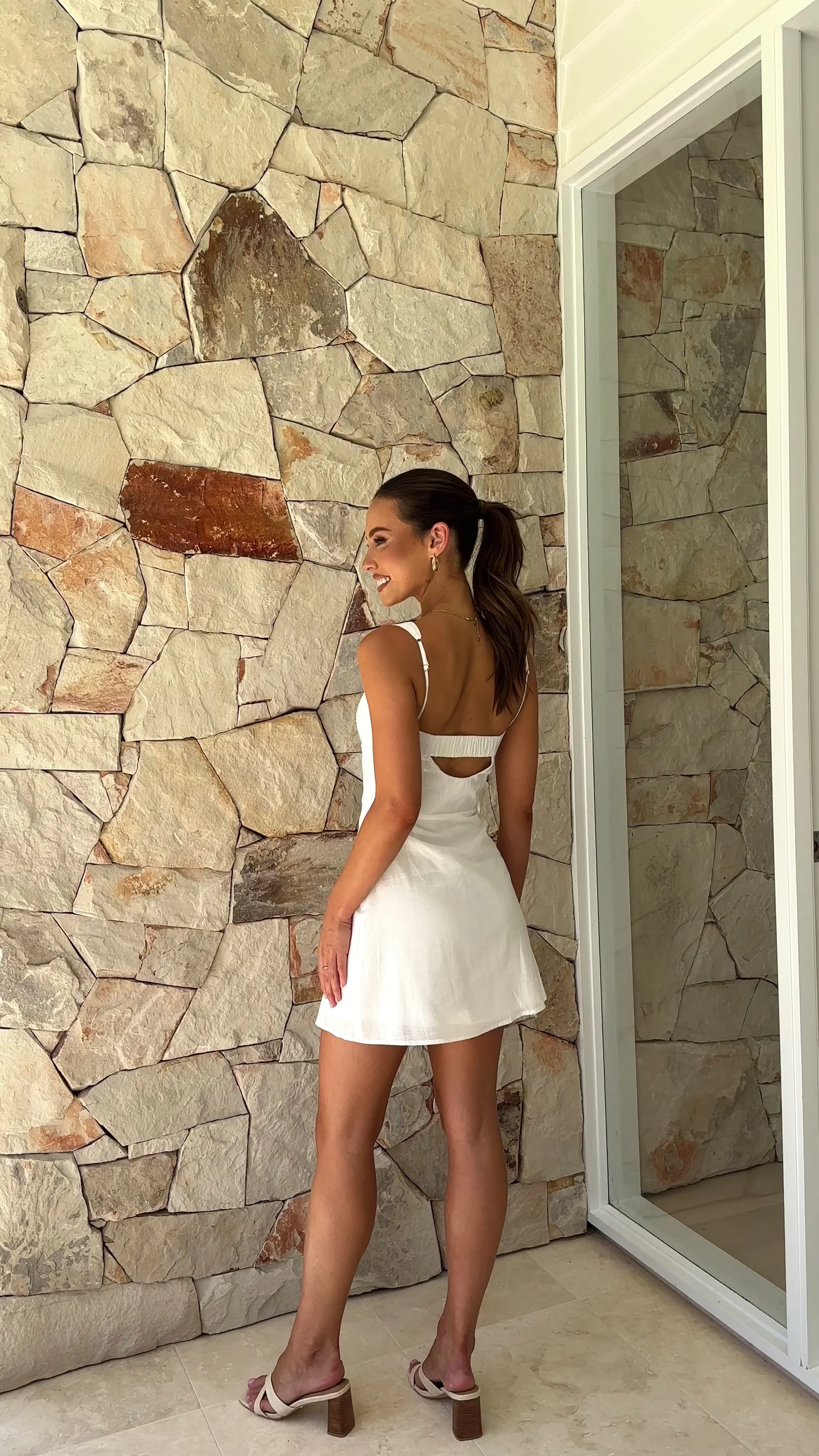 Nadalia Mini Dress - White