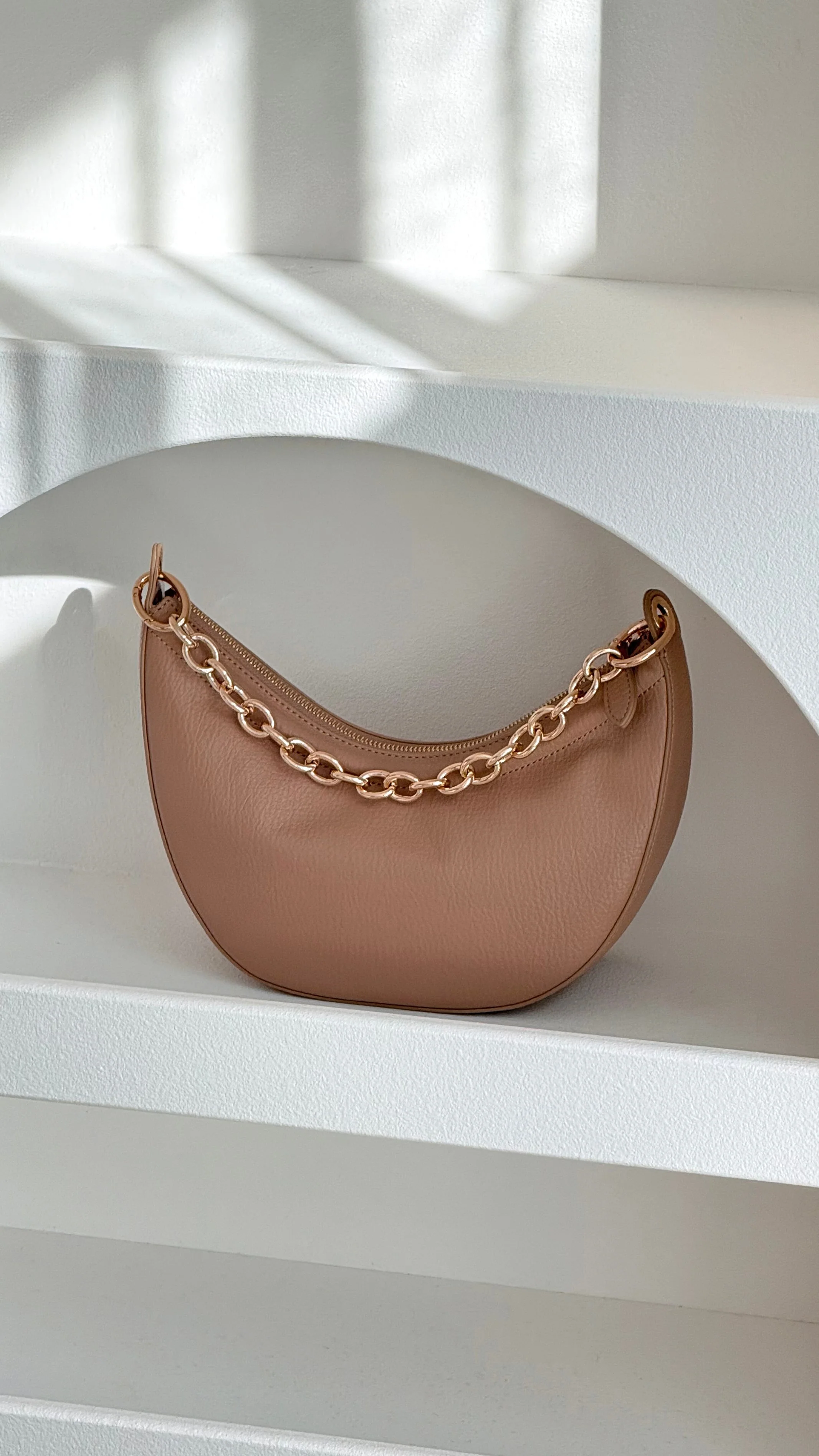 Harvie Handle Bag - Stone