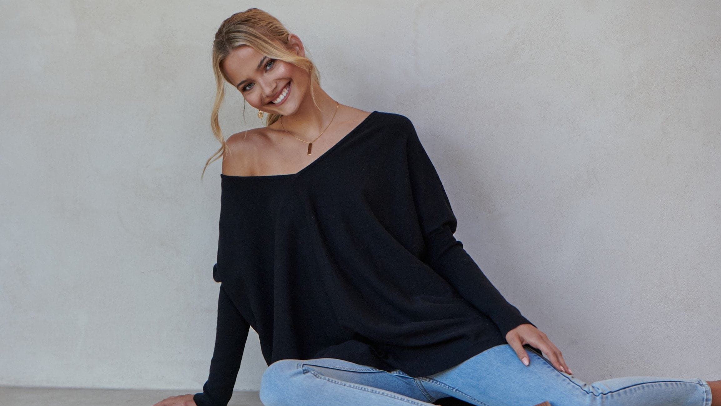 Amalia Knit Top - Black