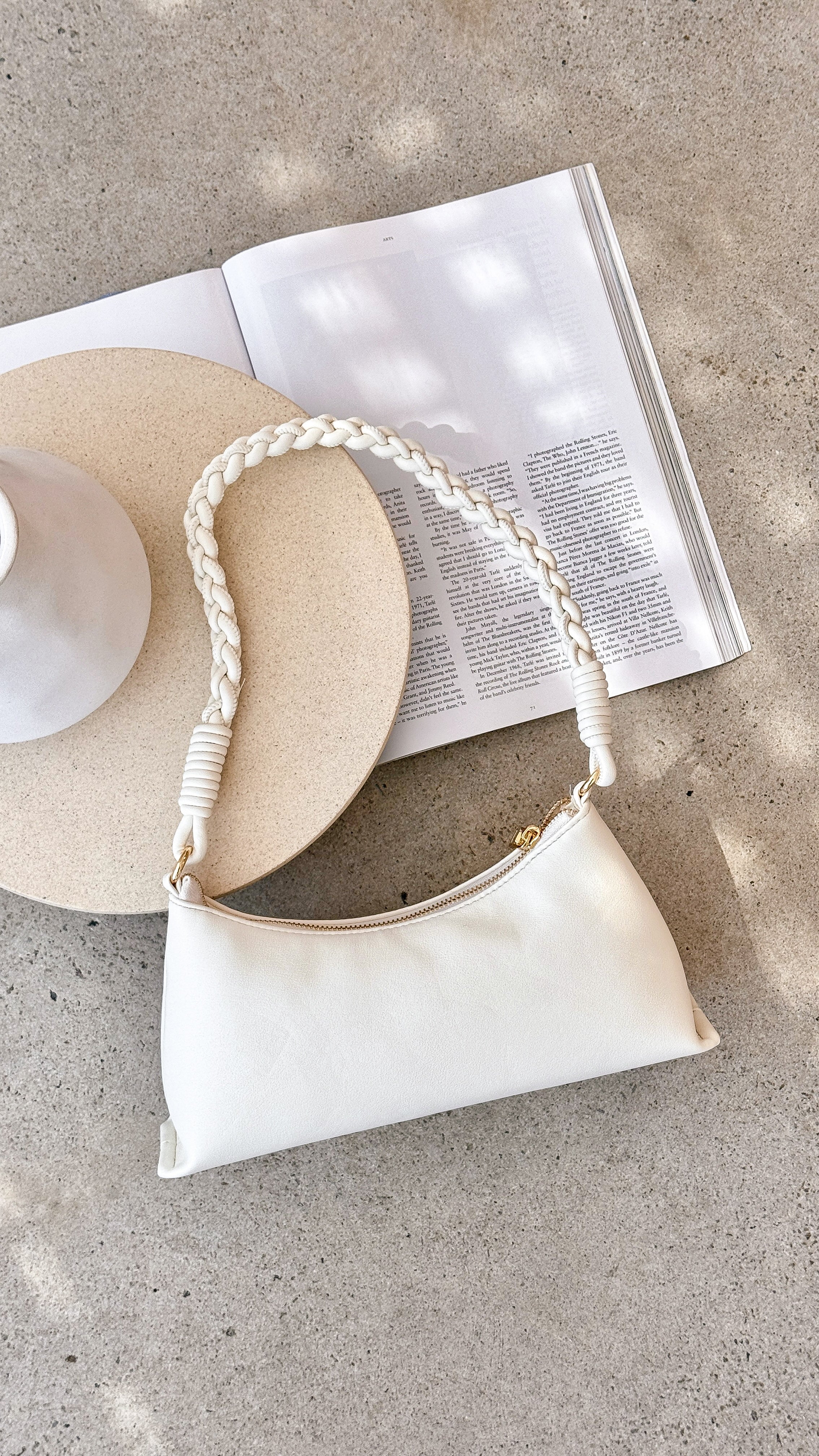 Millie Shoulder Bag - Bone