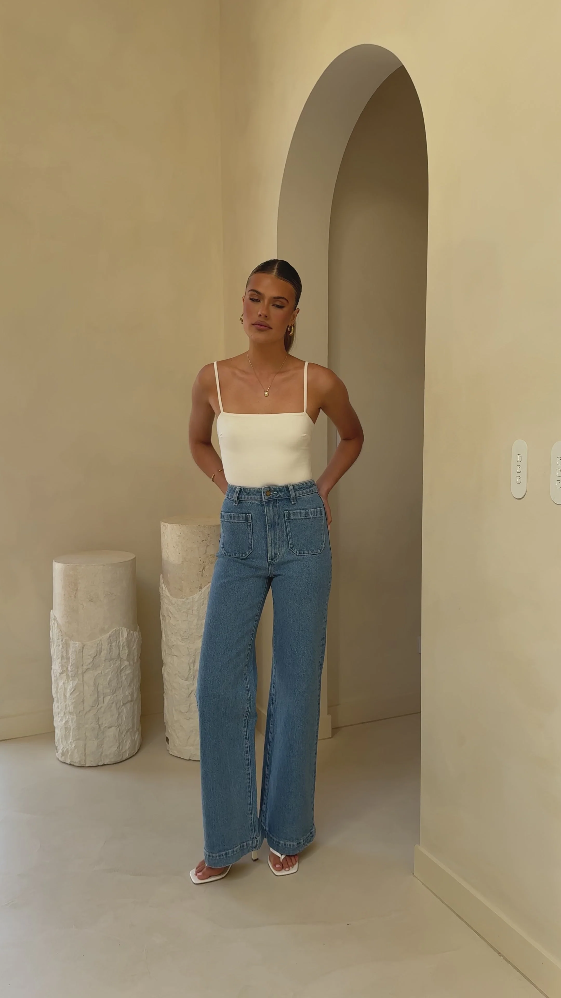 Amos Bodysuit - White