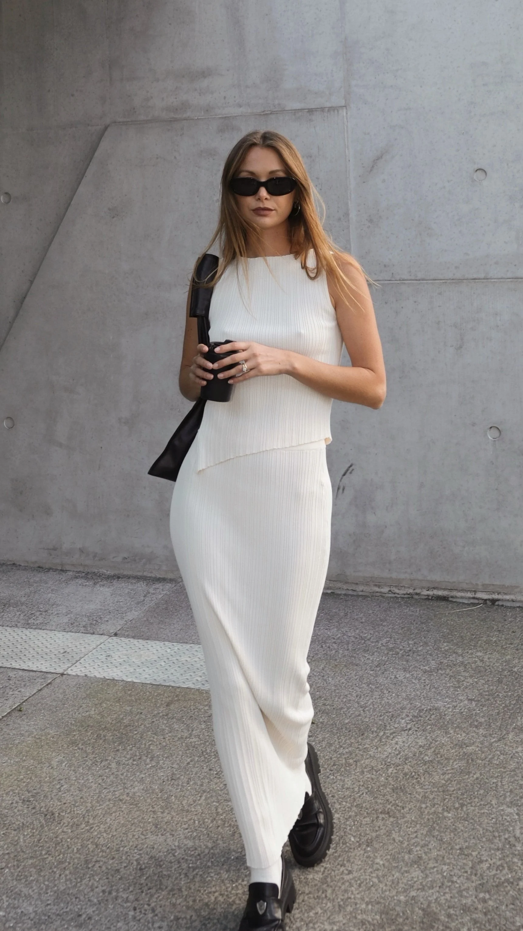 Isla Maxi Skirt - Cream