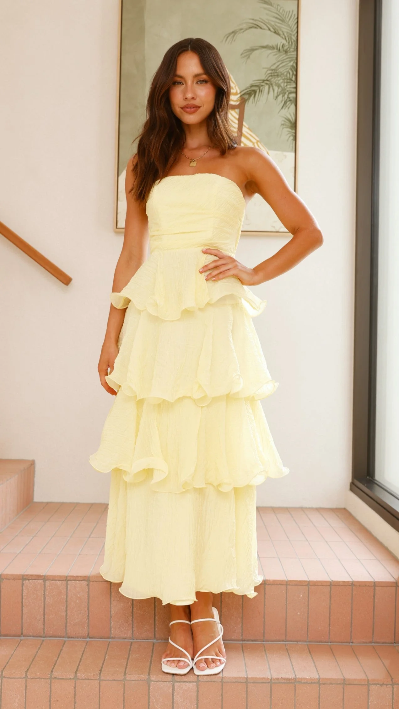 Lanica Maxi Dress - Yellow
