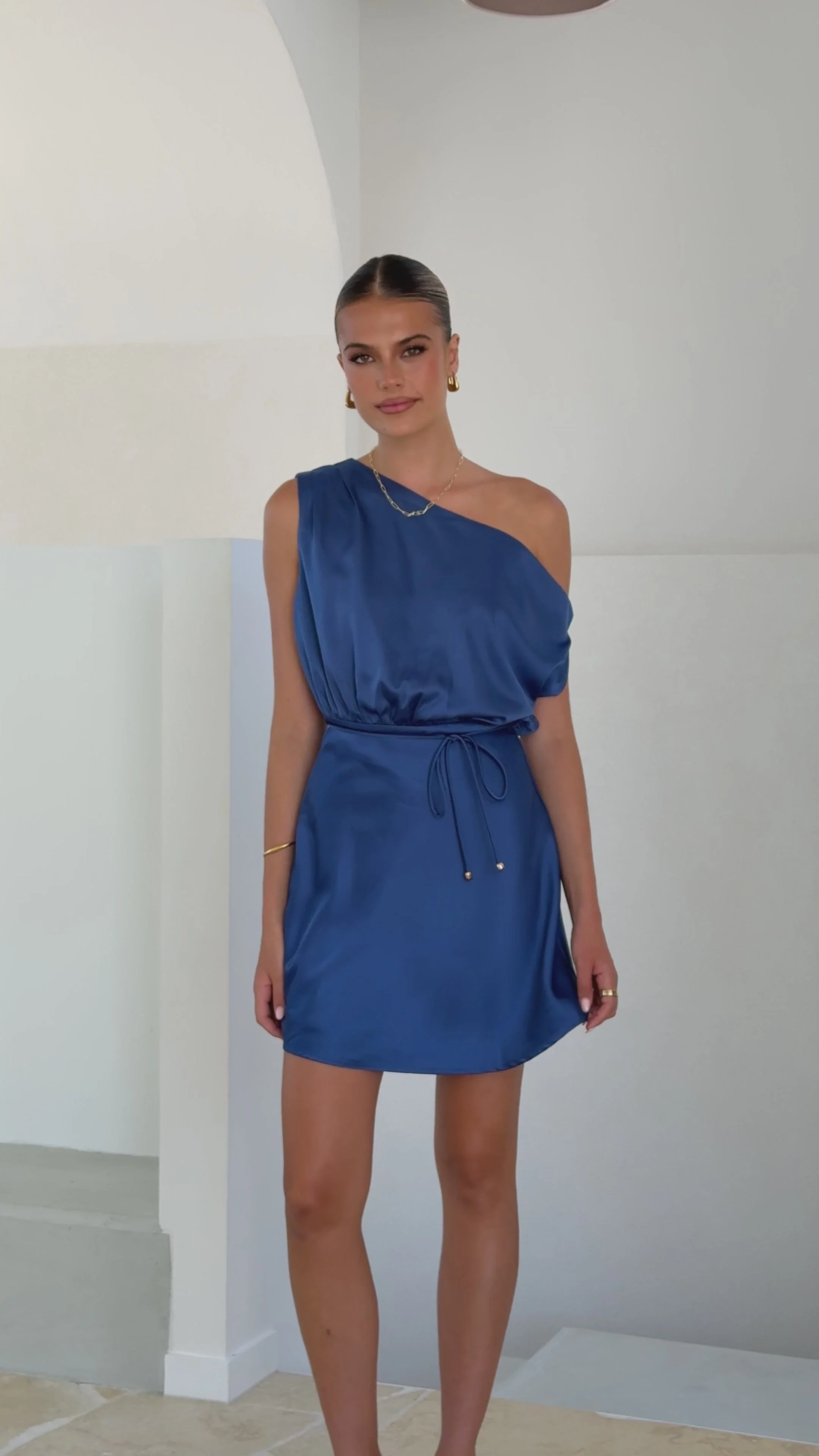 Prudence Mini Dress - Blue