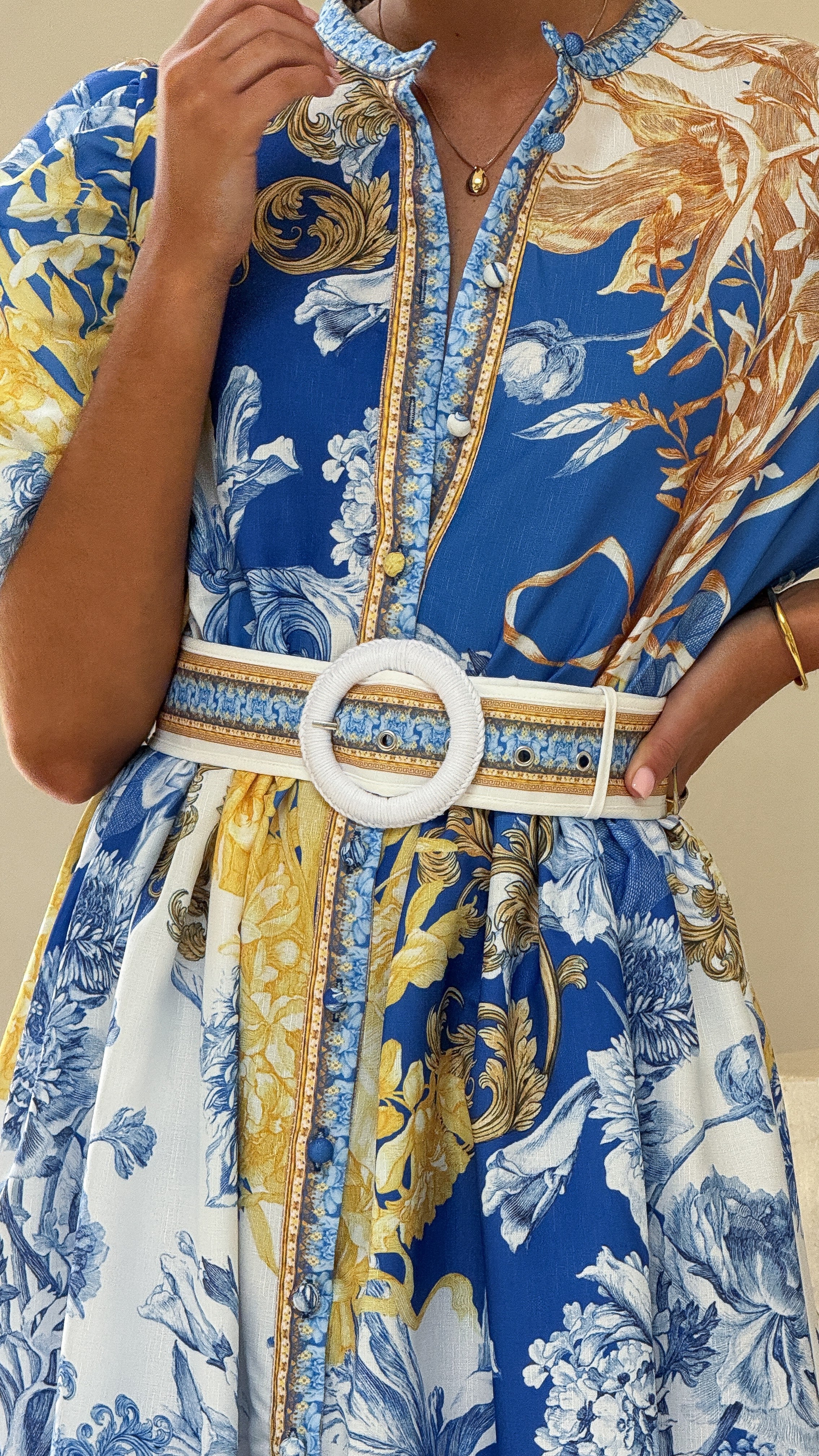 Vania Maxi Dress - Blue Doll