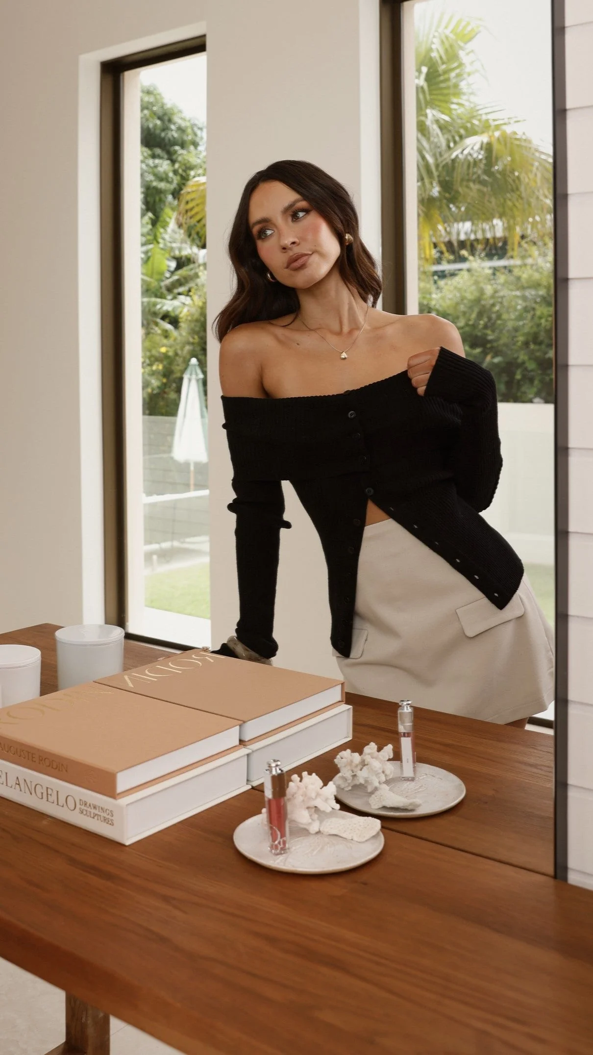 Tate Long Sleeve Top - Black