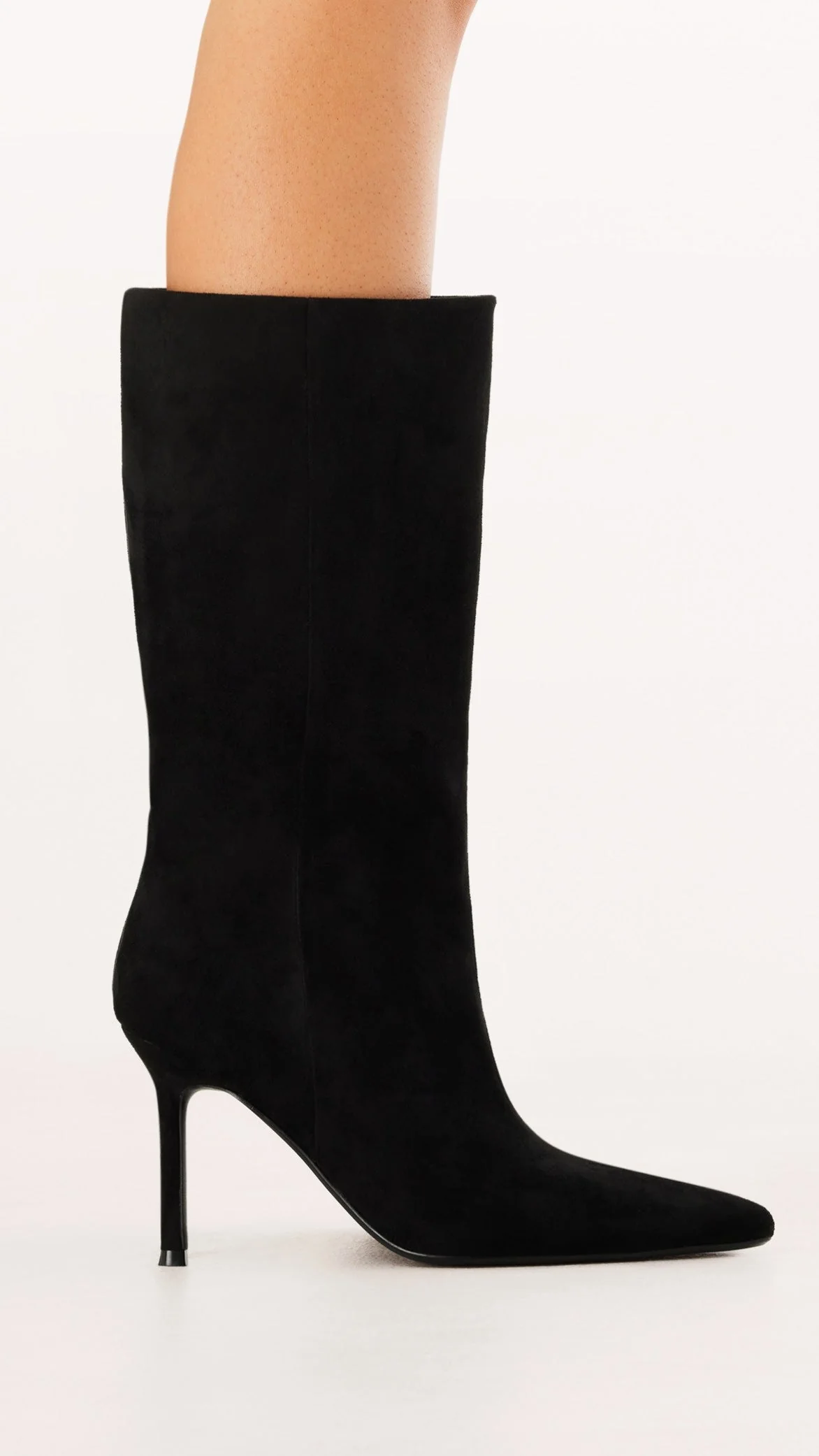 Nour Boots - Black Suede