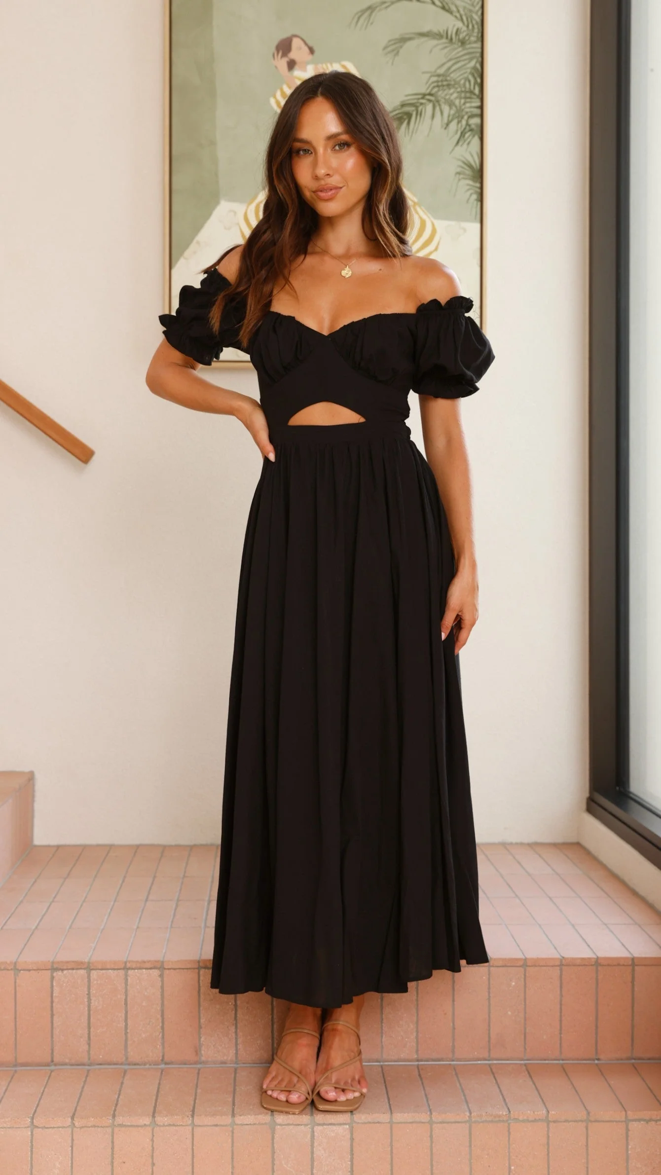 Hulu Maxi Dress - Black