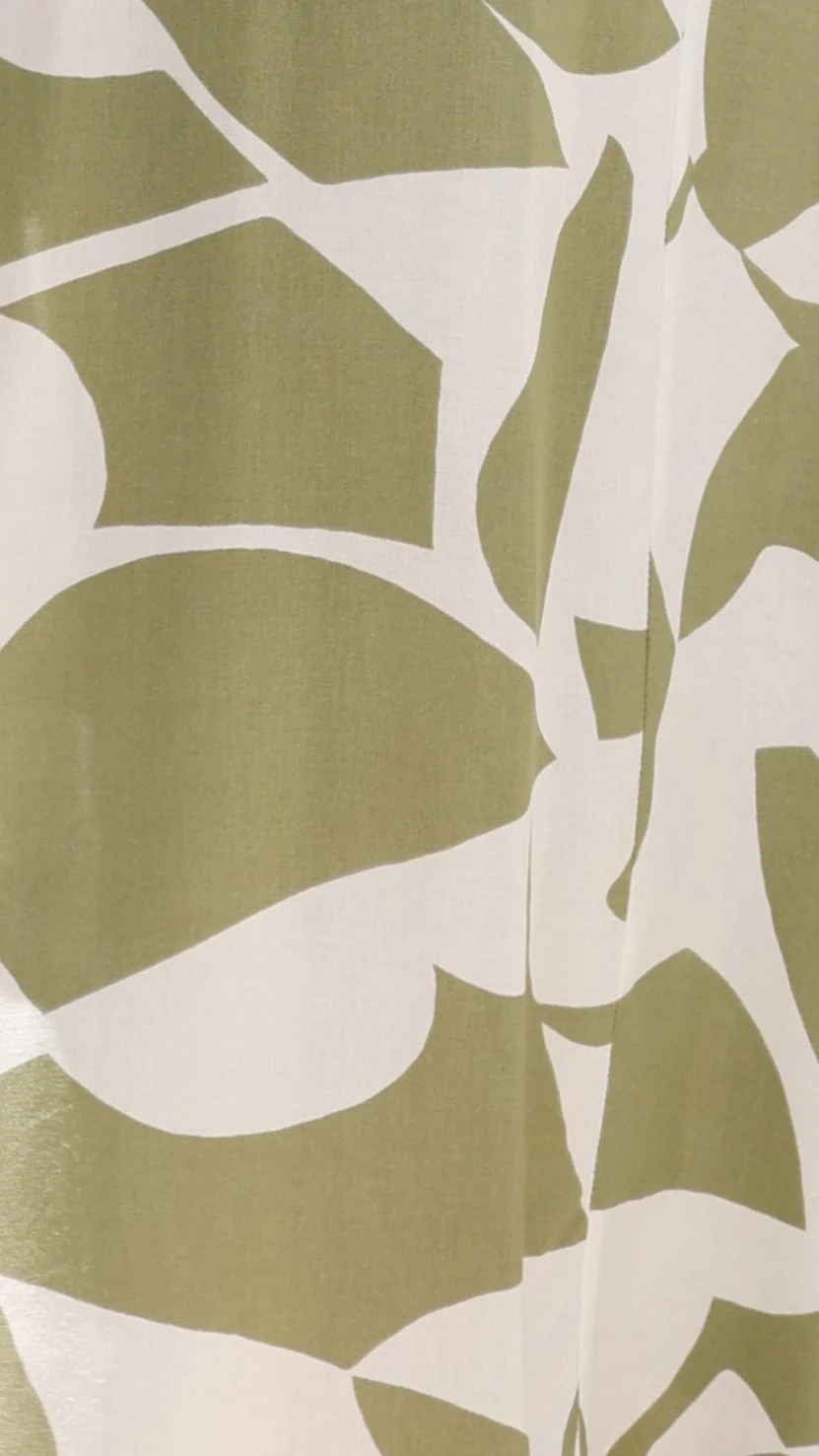 Poppi Mini Dress - Sage Print