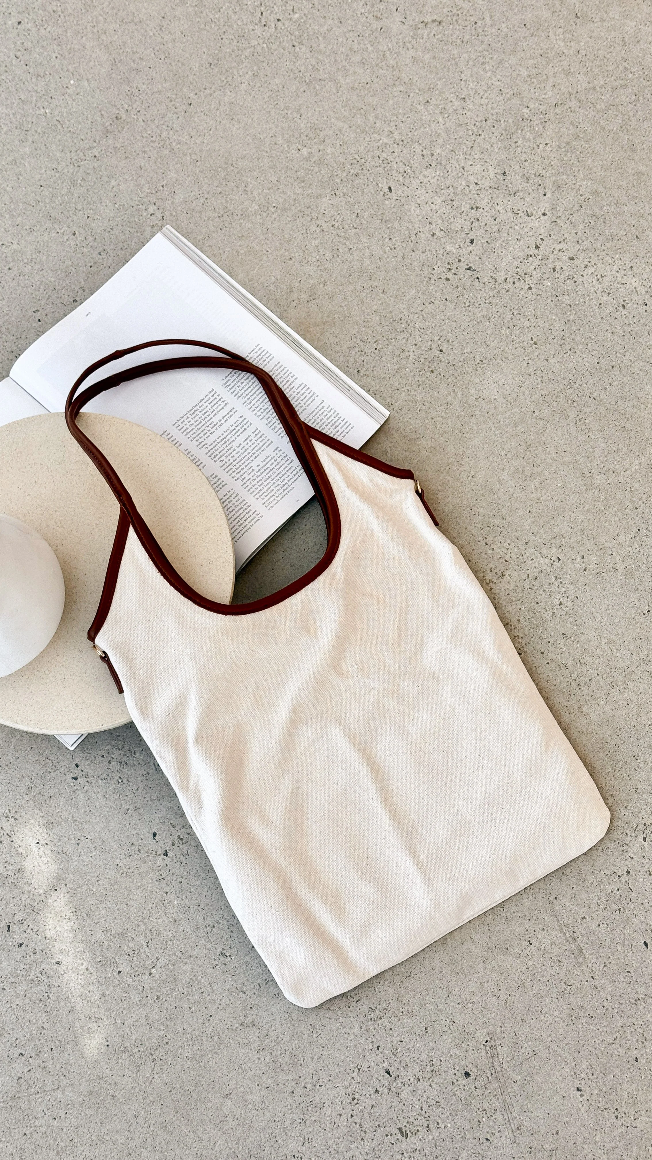 Isobel Shoulder Bag - Natural Linen