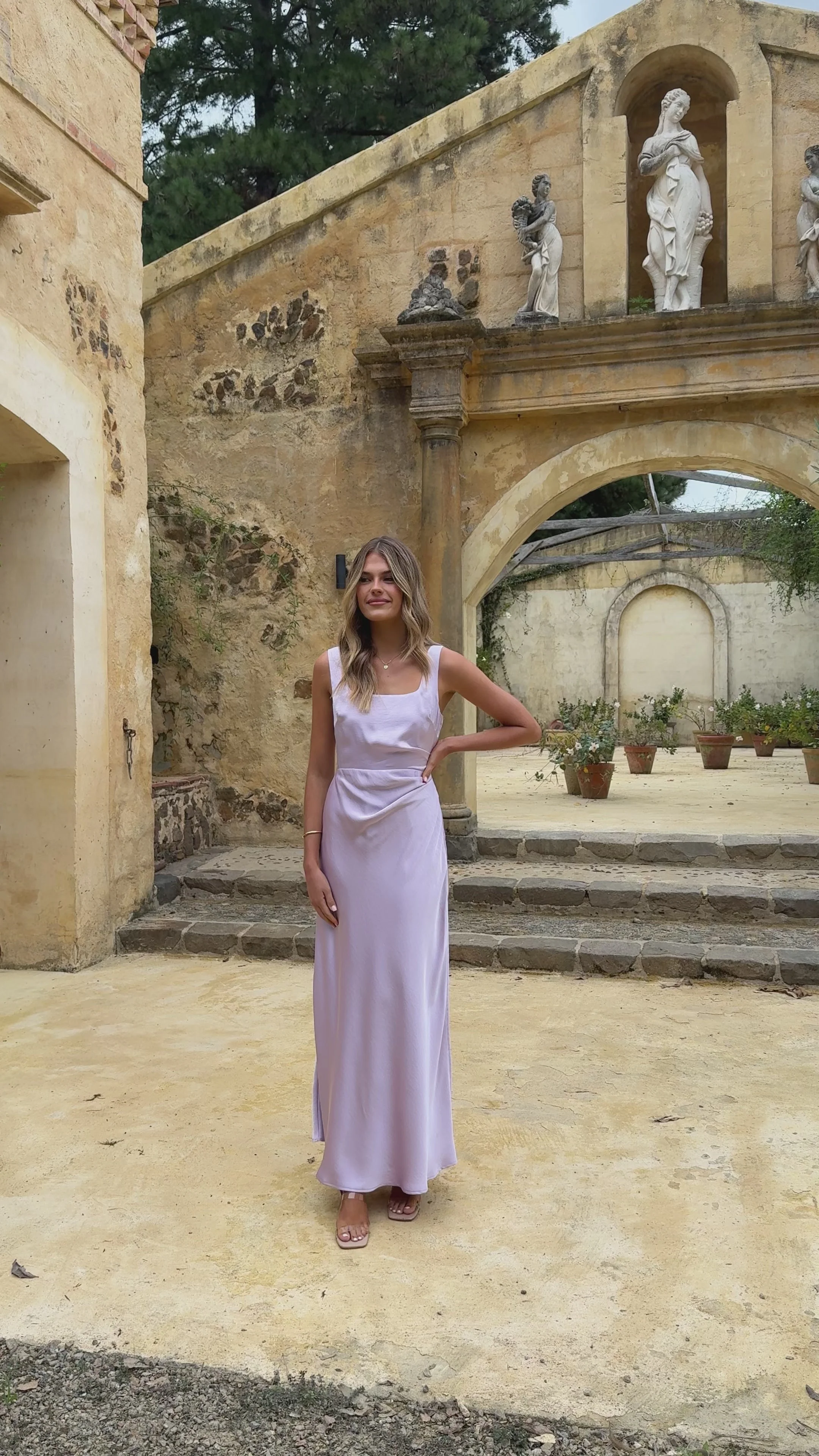 Adeline Maxi Dress - Lilac
