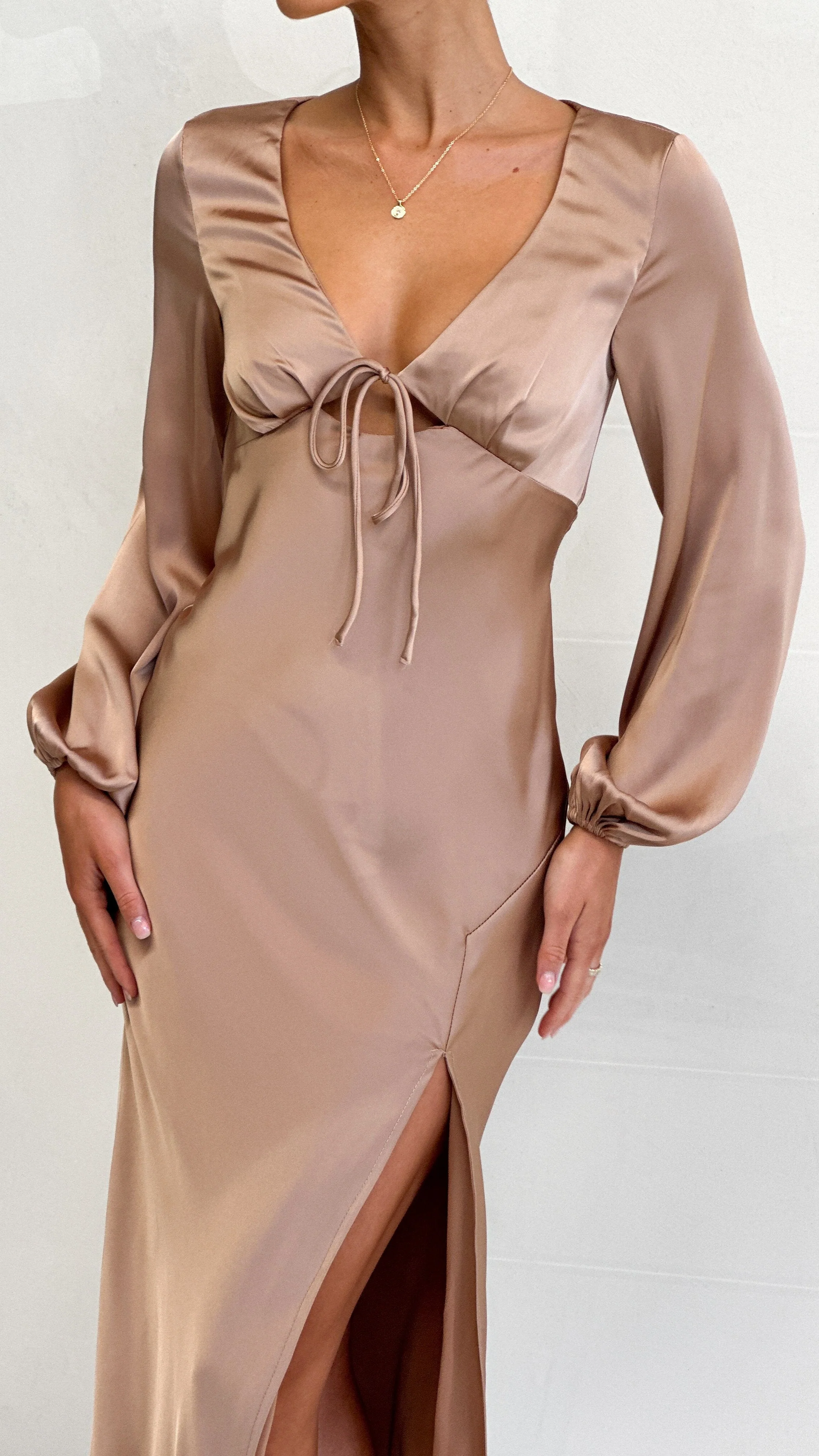 Brigitte Maxi Dress - Latte