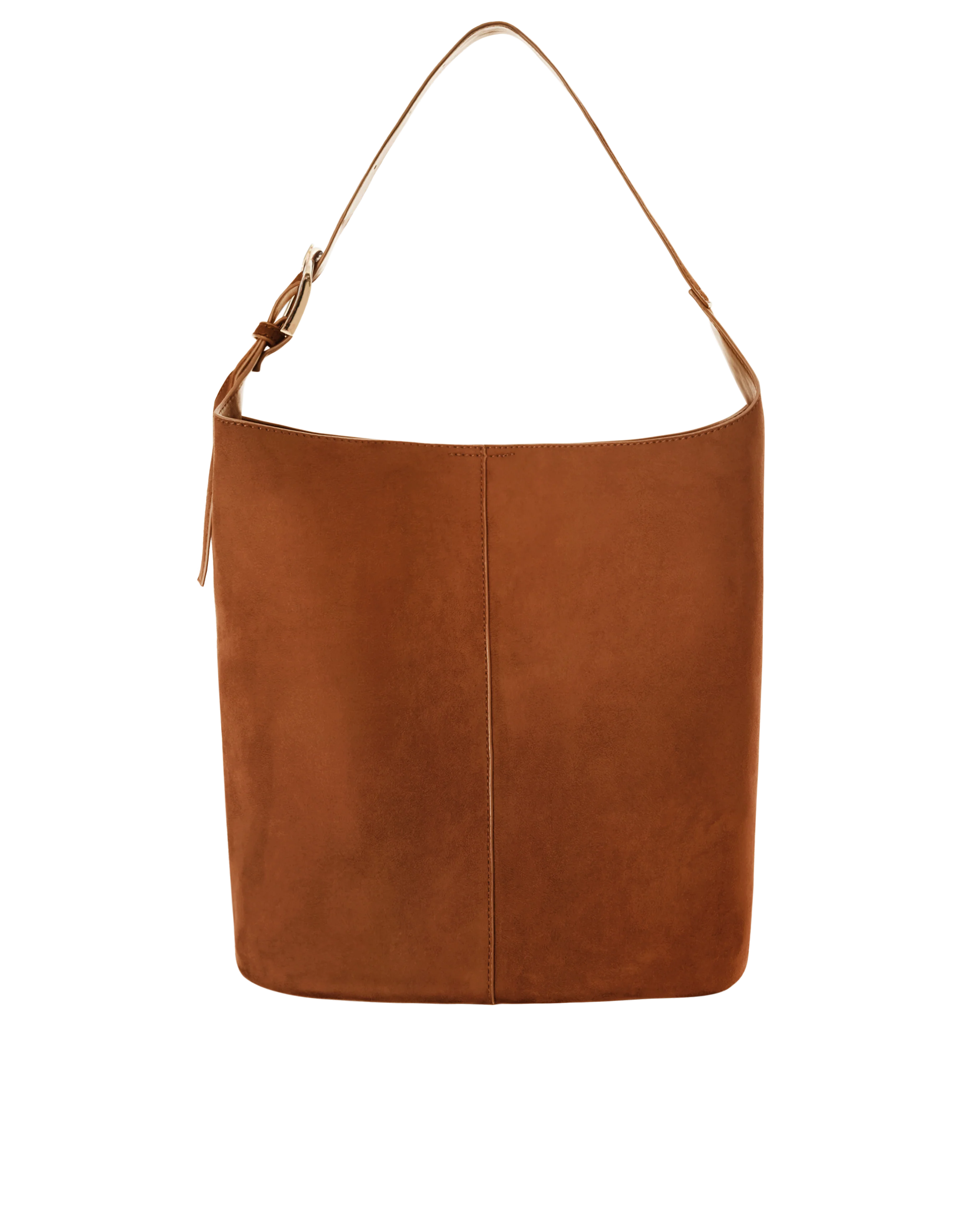 Cali Shoulder Bag - Tan Suede