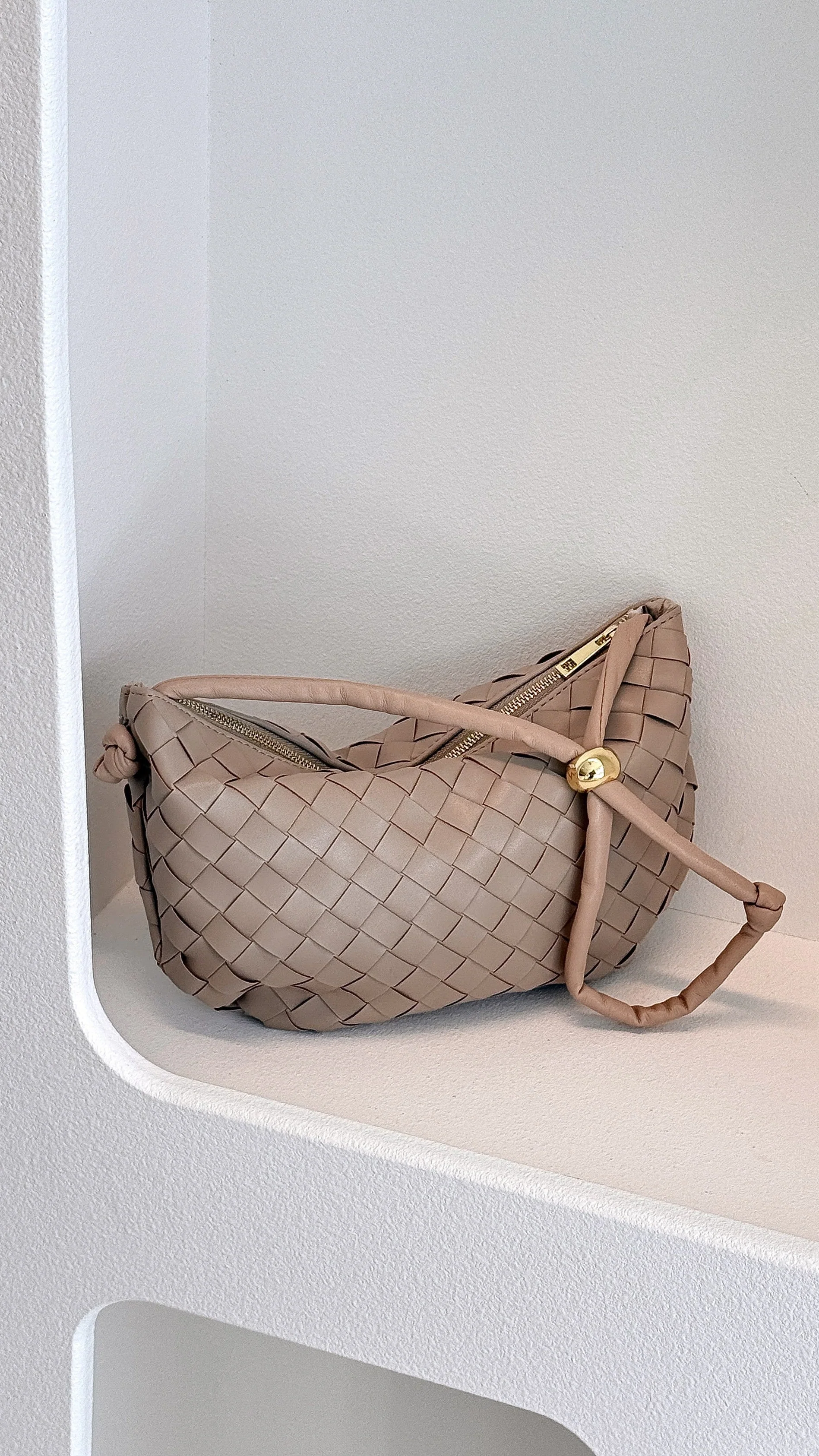 Kacey Handle Bag - Stone