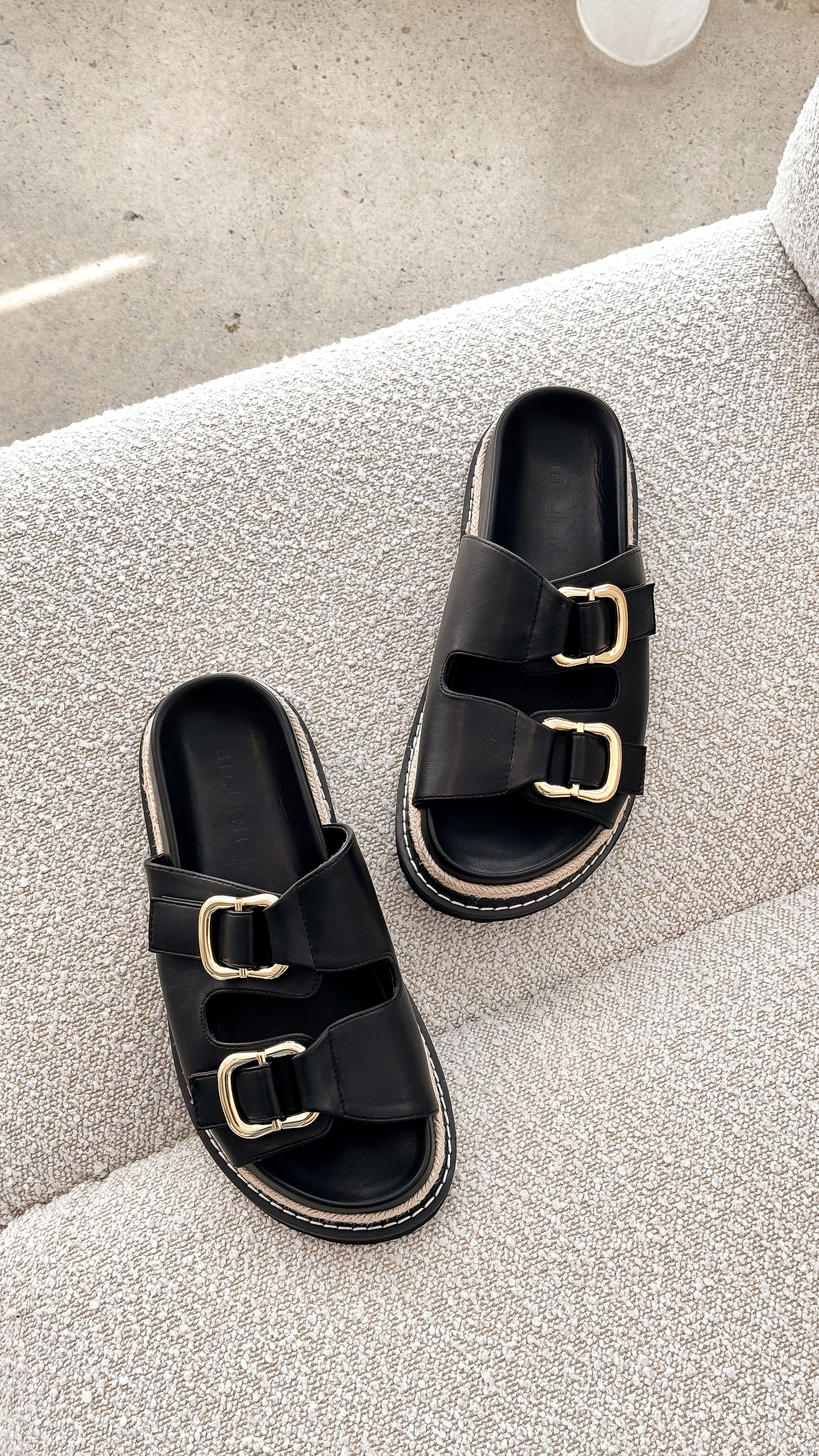 Alessia Slide - Black