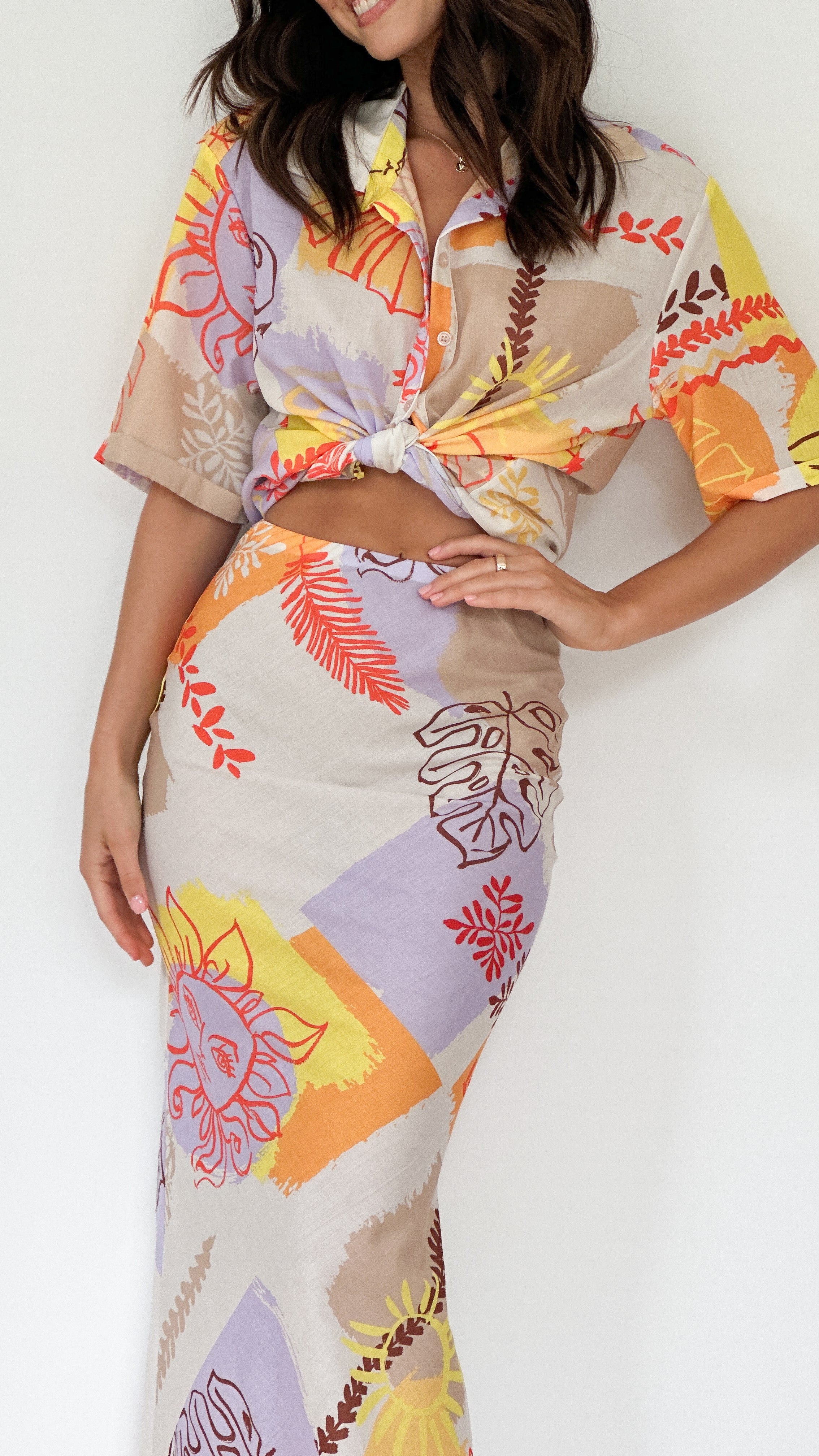 Palama Maxi Skirt - Palama Print