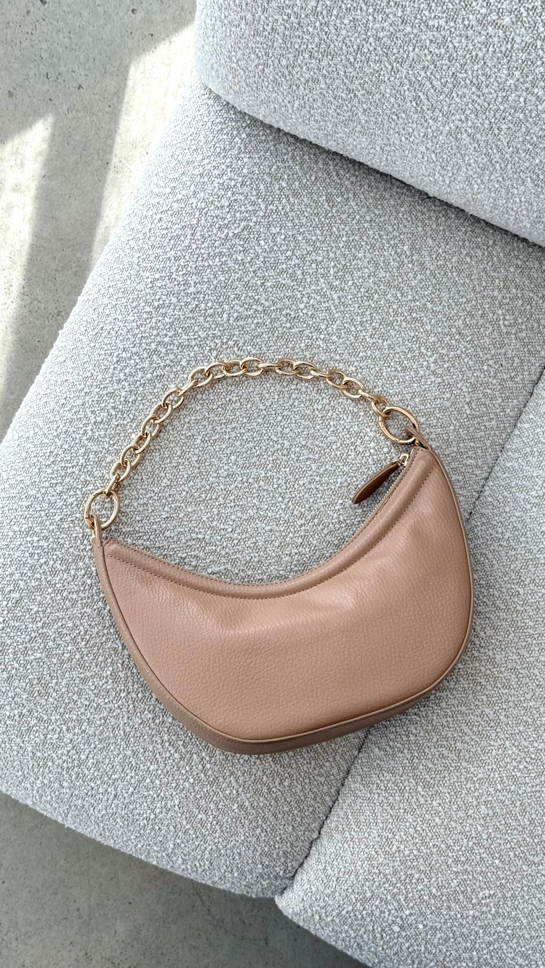 Harvie Handle Bag - Stone