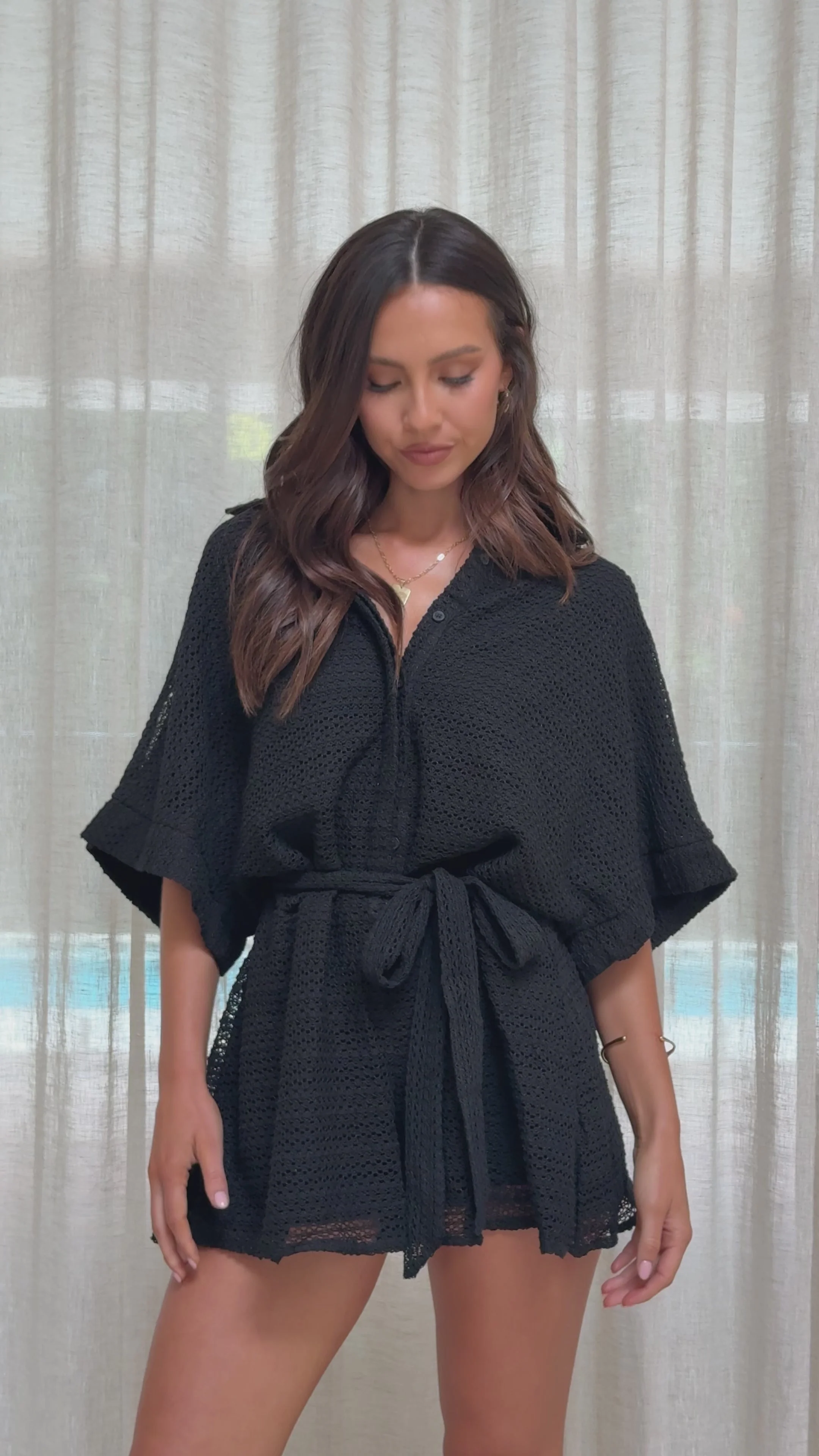 Carmen Playsuit - Black