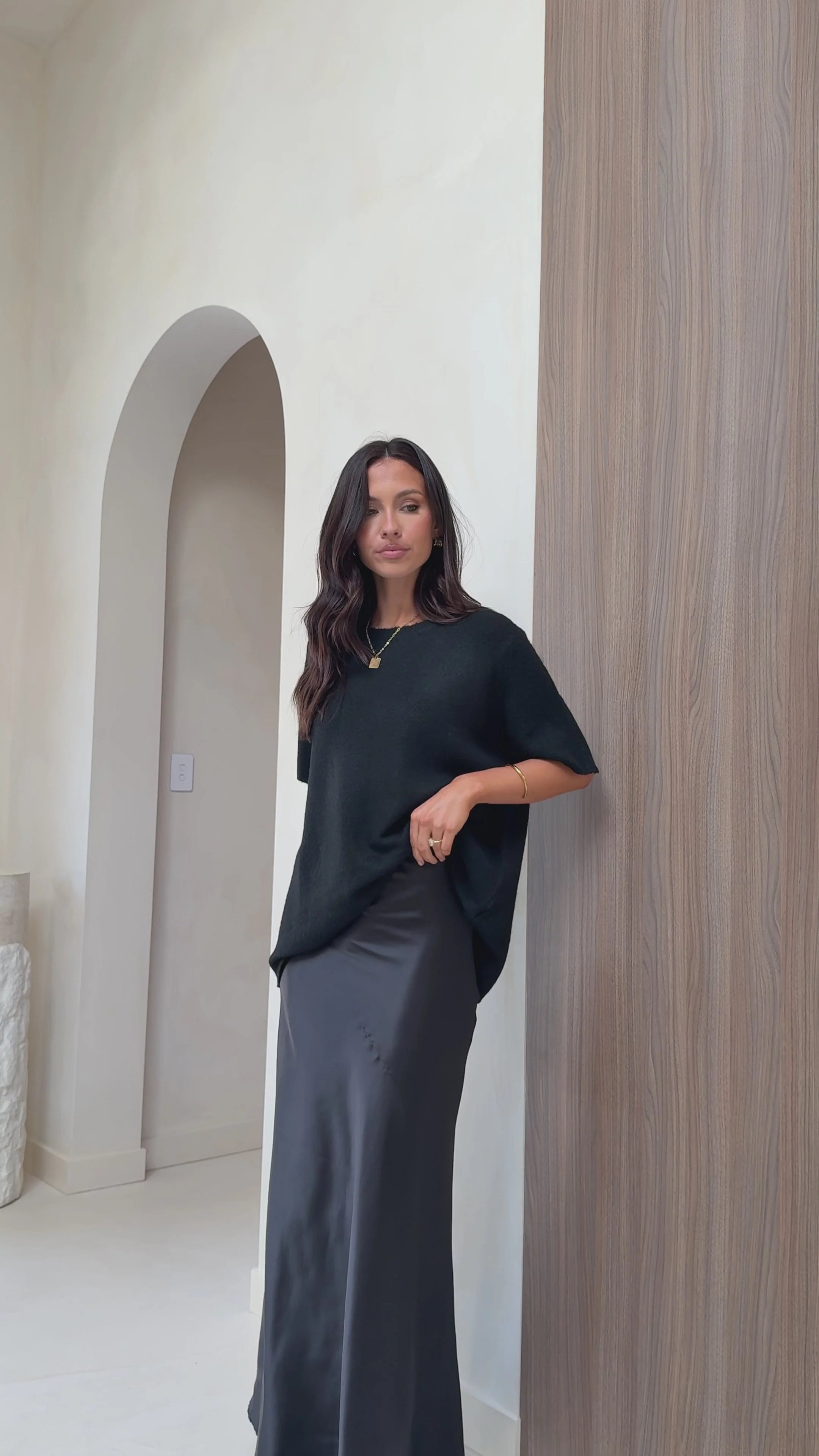 Tahlia Knit Top - Black