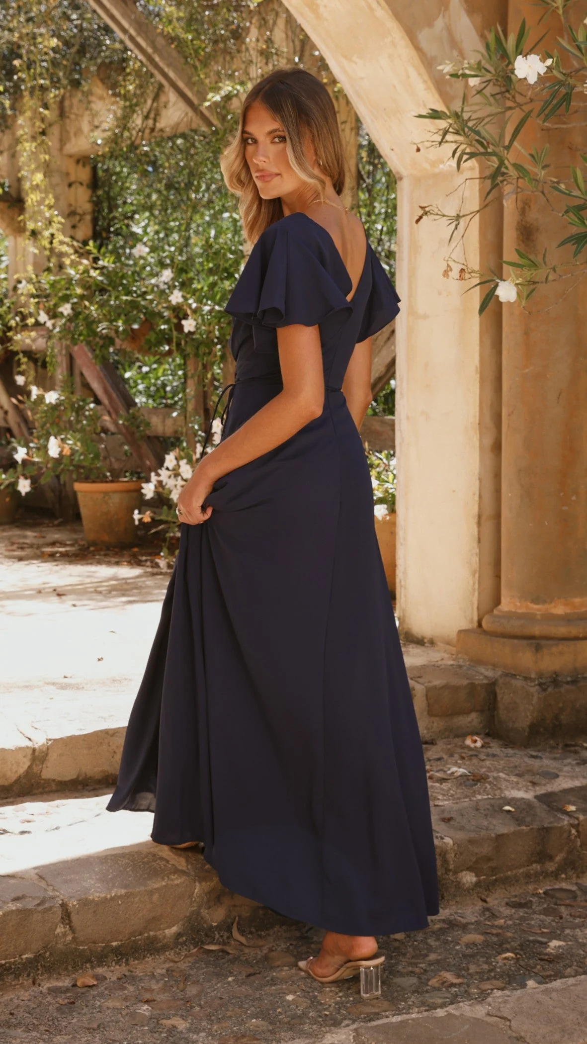 Charlize Maxi Dress - Navy