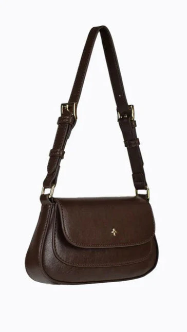 Nikki Shoulder Bag - Choc Crinkle