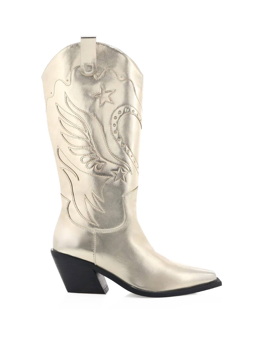 Everlyn Boots - Gold Metallic