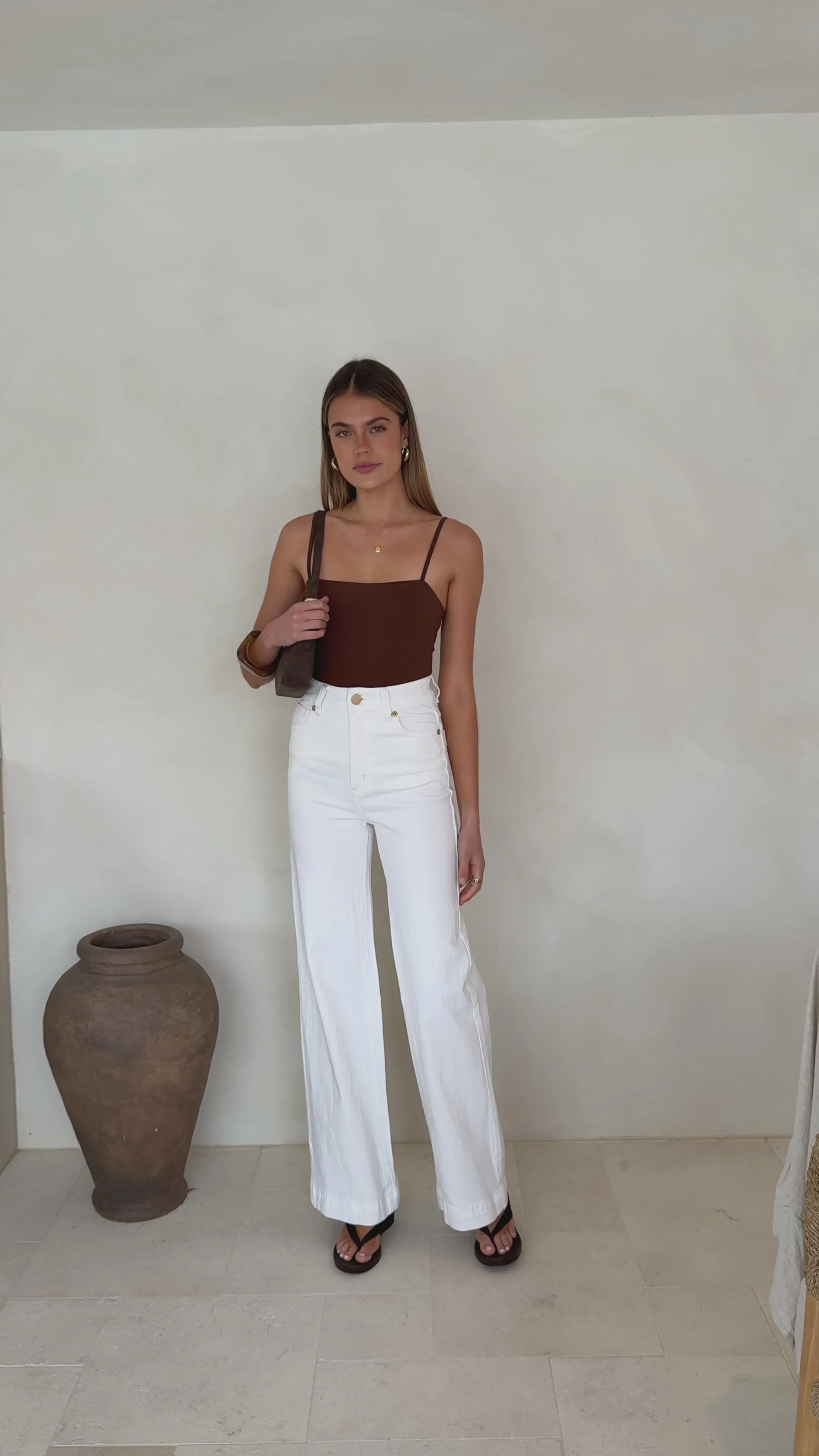 Abrand 94 Wide Jean - White Gold