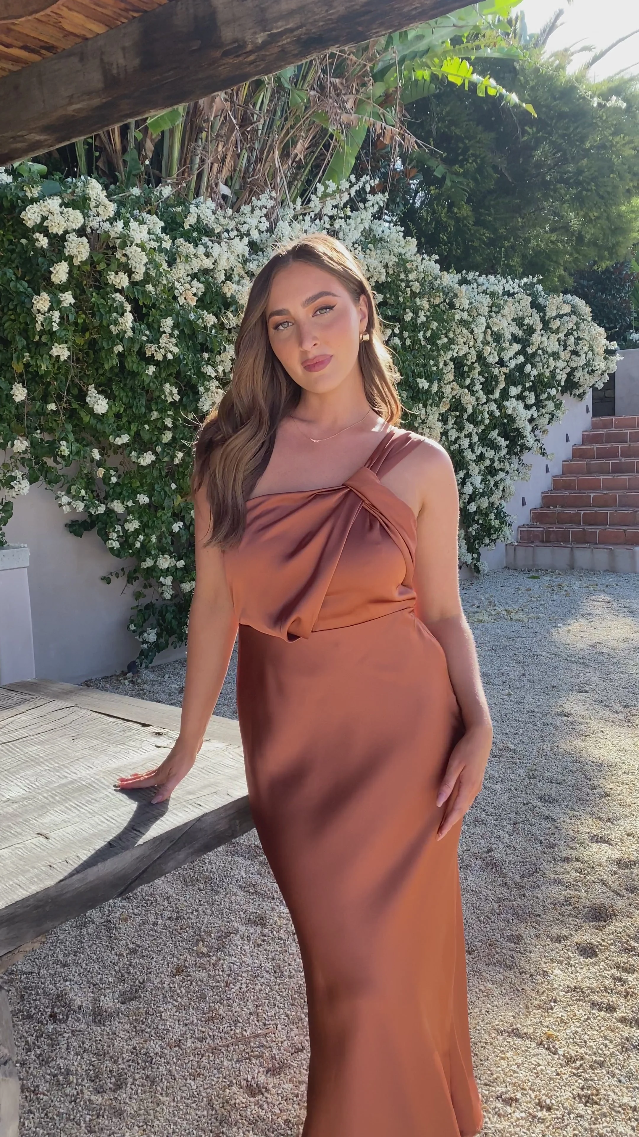 Greta Maxi Dress - Copper