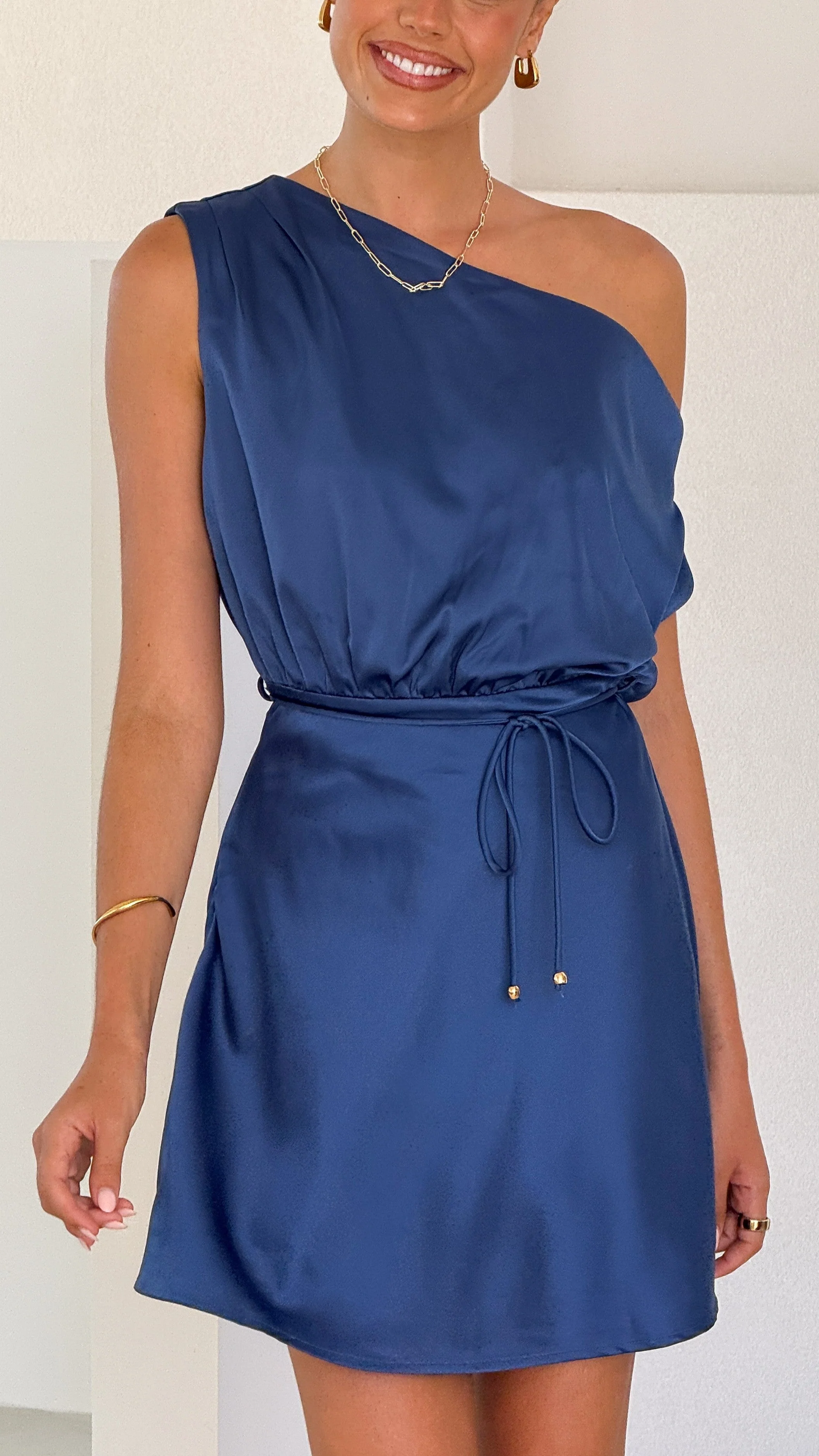 Prudence Mini Dress - Blue