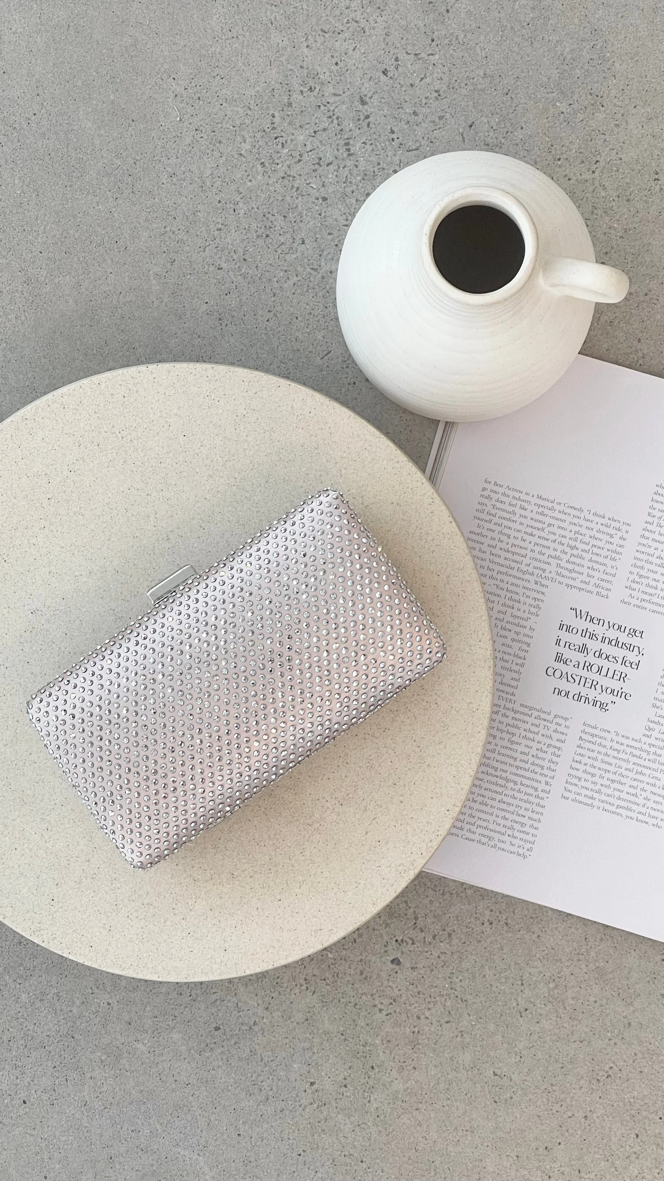 Scottie Clutch Bag - Champagne