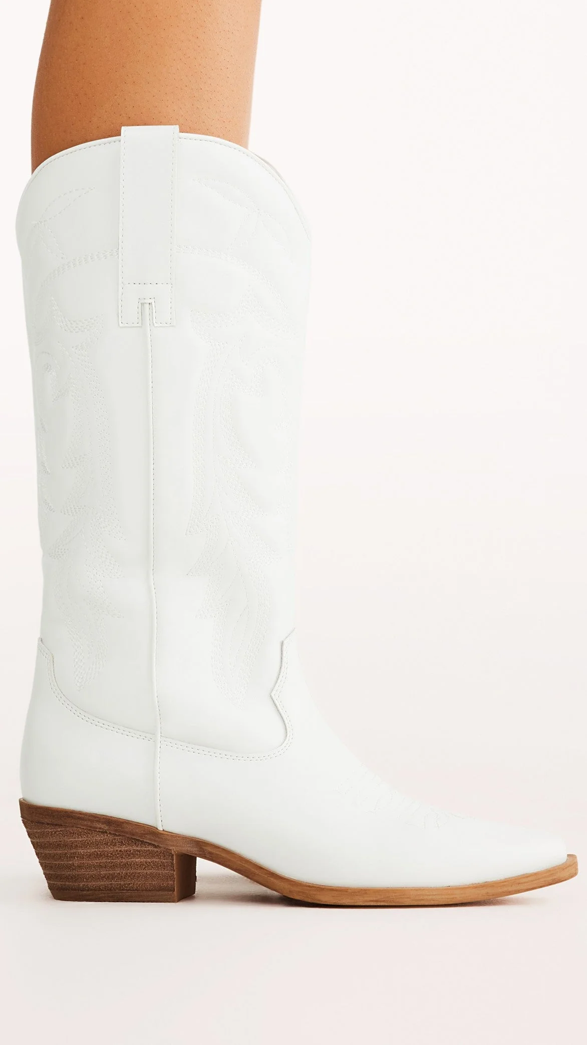 Ottilie Boots - White