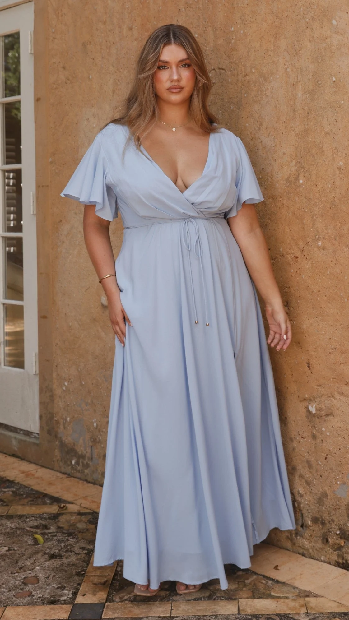 Charlize Maxi Dress - Blue