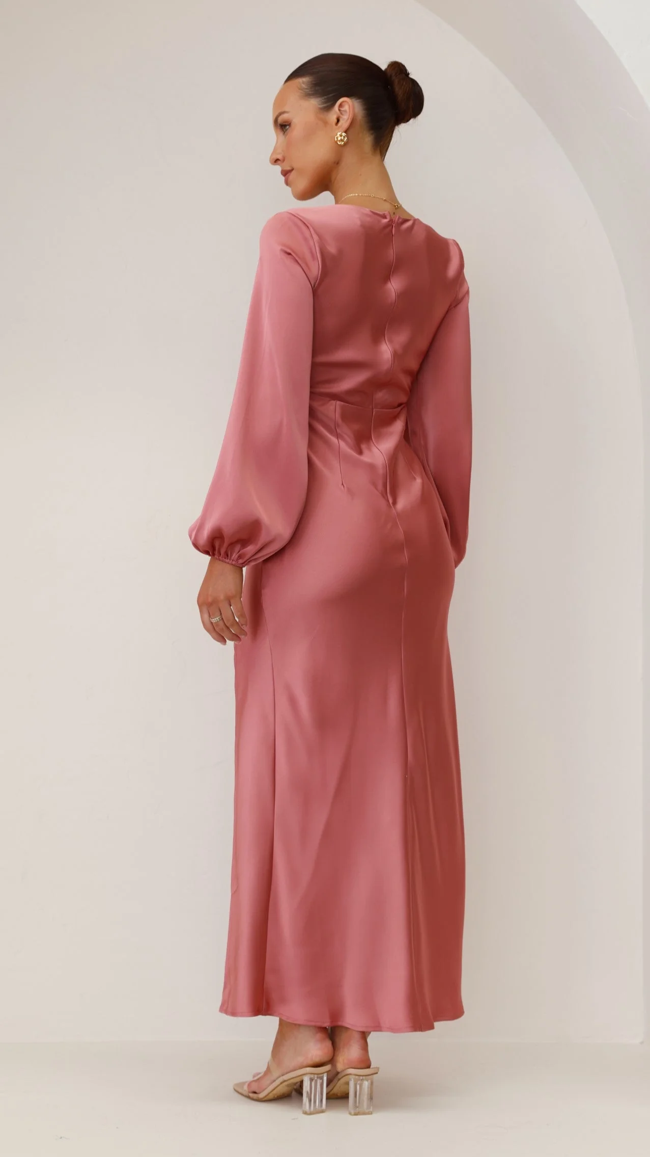 Brigitte Maxi Dress - Baked Rose