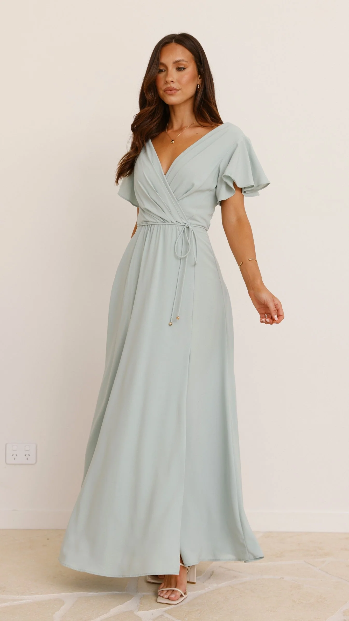 Charlize Maxi Dress - Sage