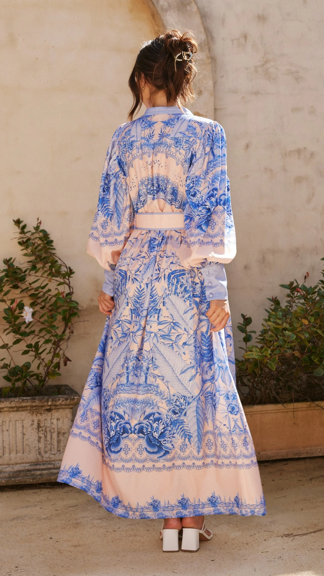 Taia Maxi Dress - Madeline Blue