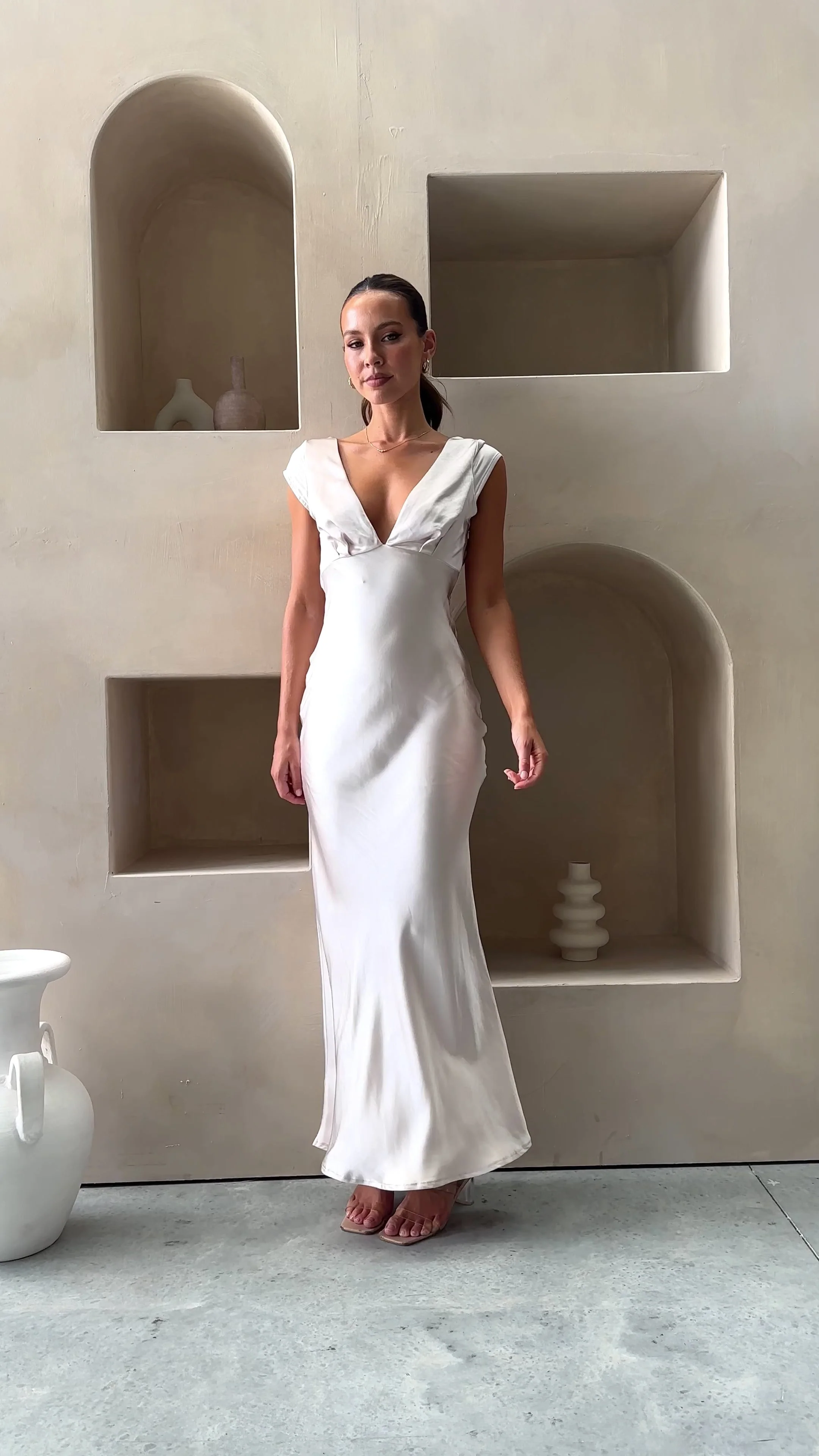 Amelia Maxi Dress - Champagne