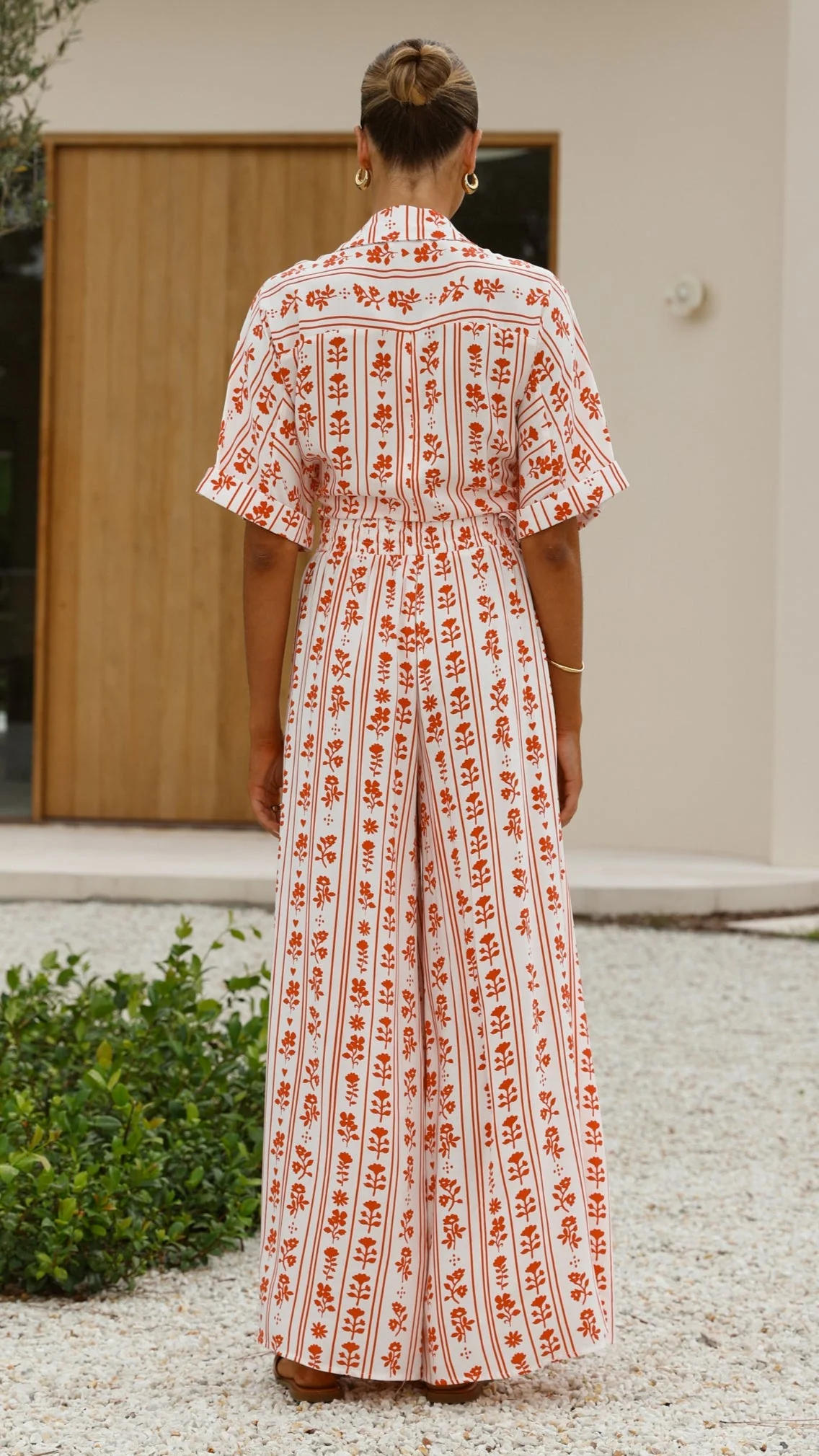 Avery Wide Leg Pants - Floral Love