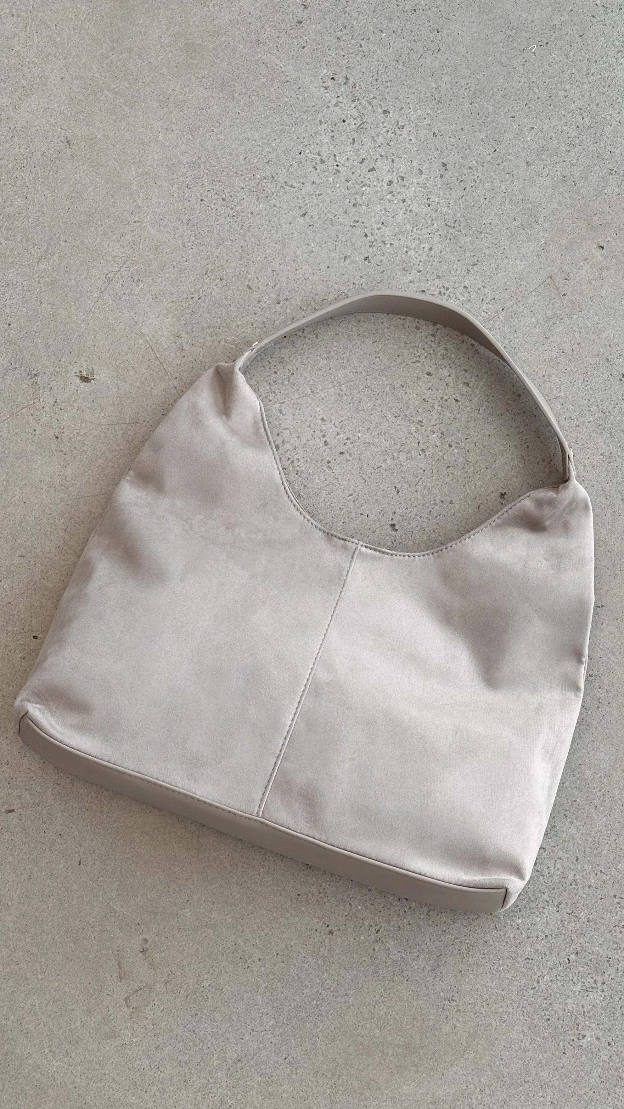 Tammy Shoulder Bag - Mist Suede