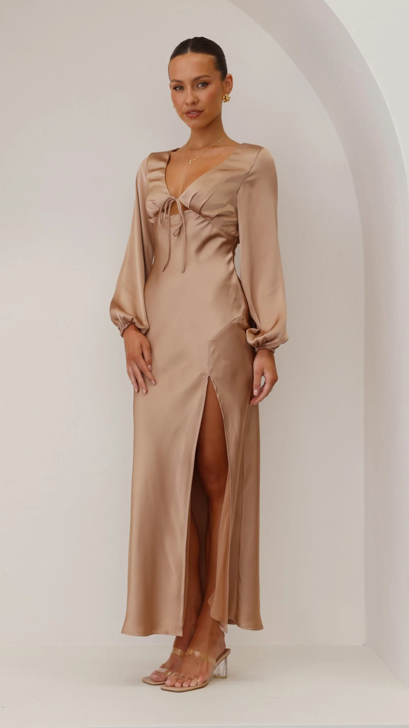 Brigitte Maxi Dress - Latte