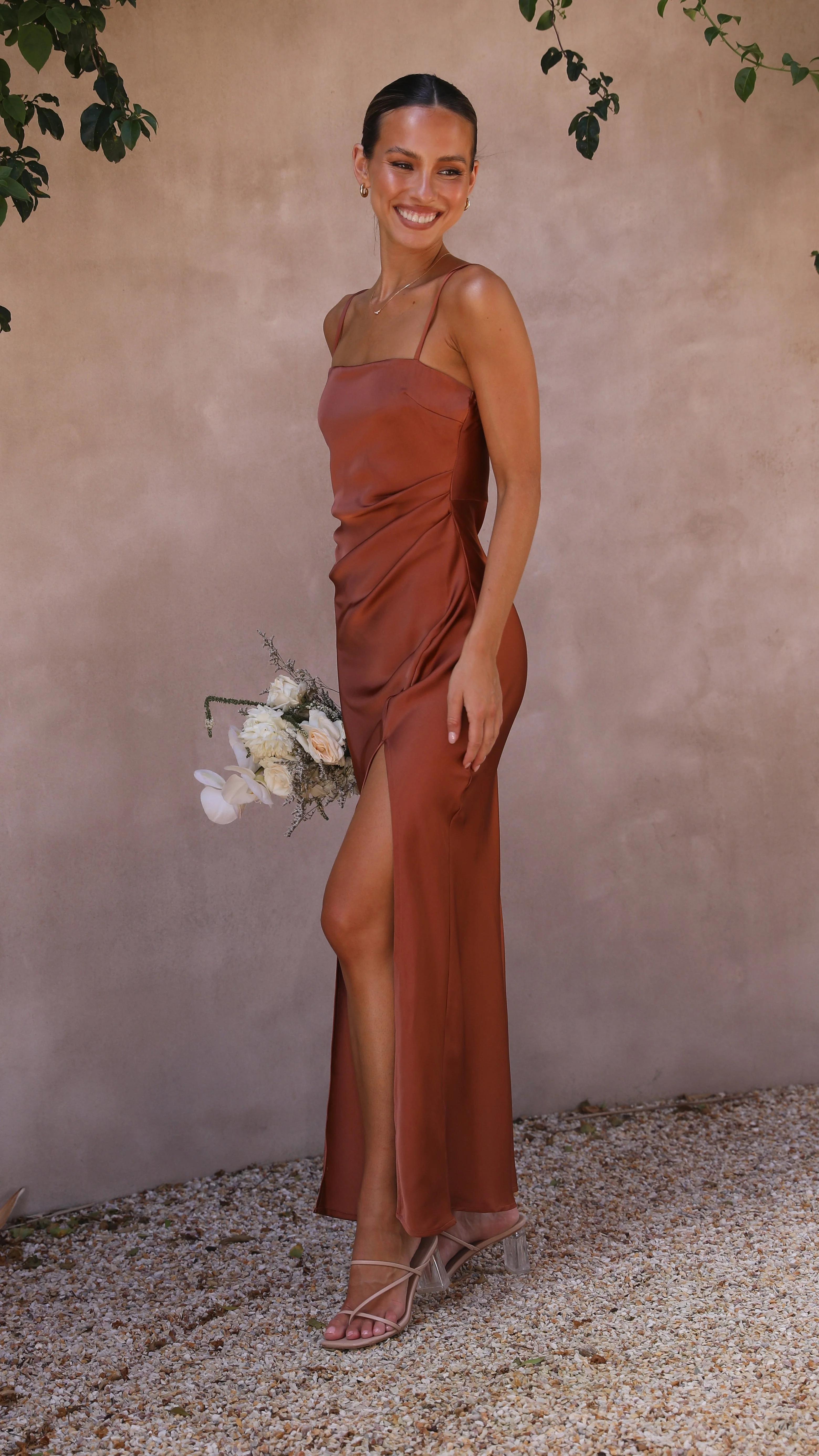 Ilana Maxi Dress - Copper