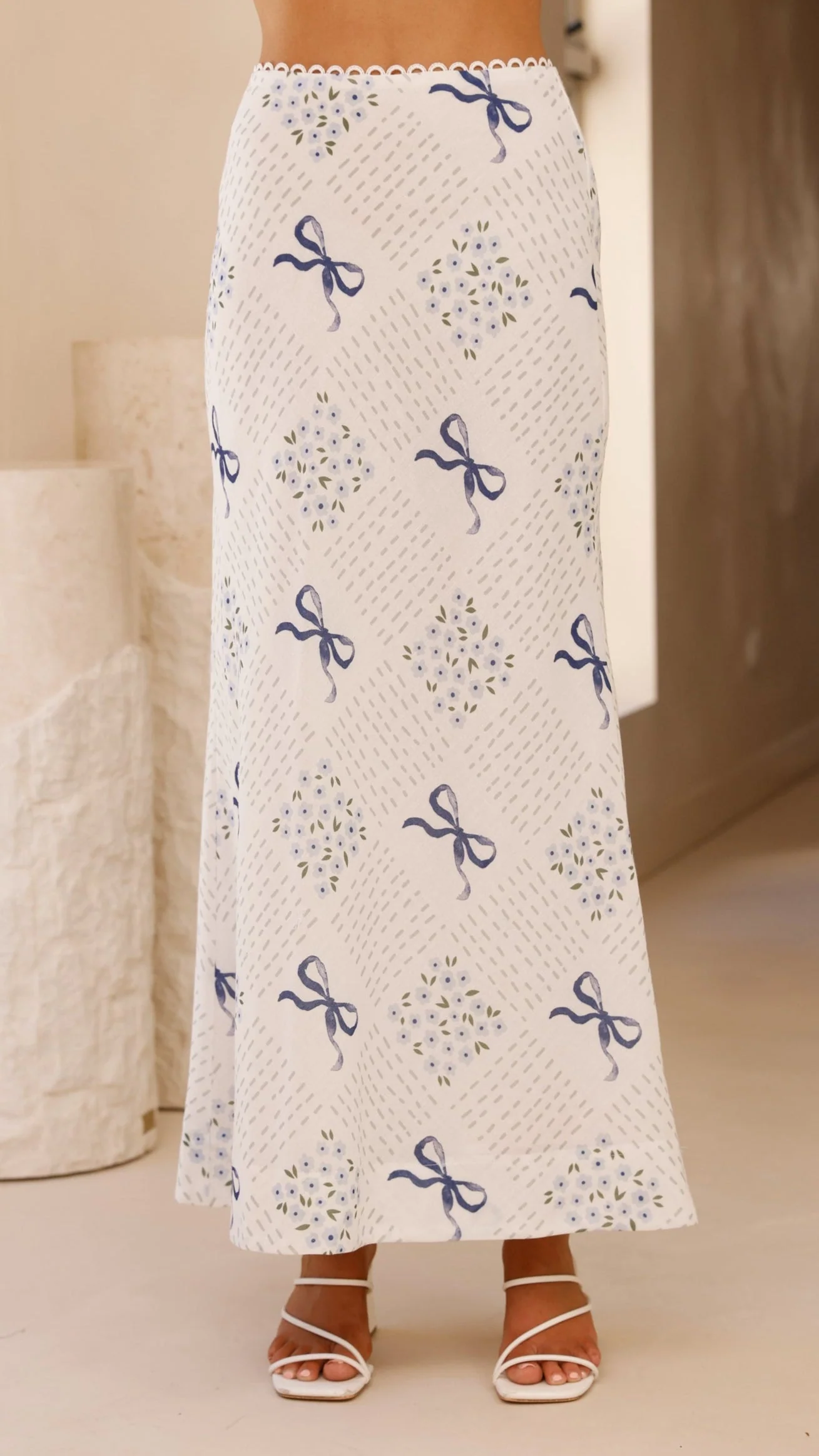 Jamie Maxi Skirt - Sweet Bow Blue